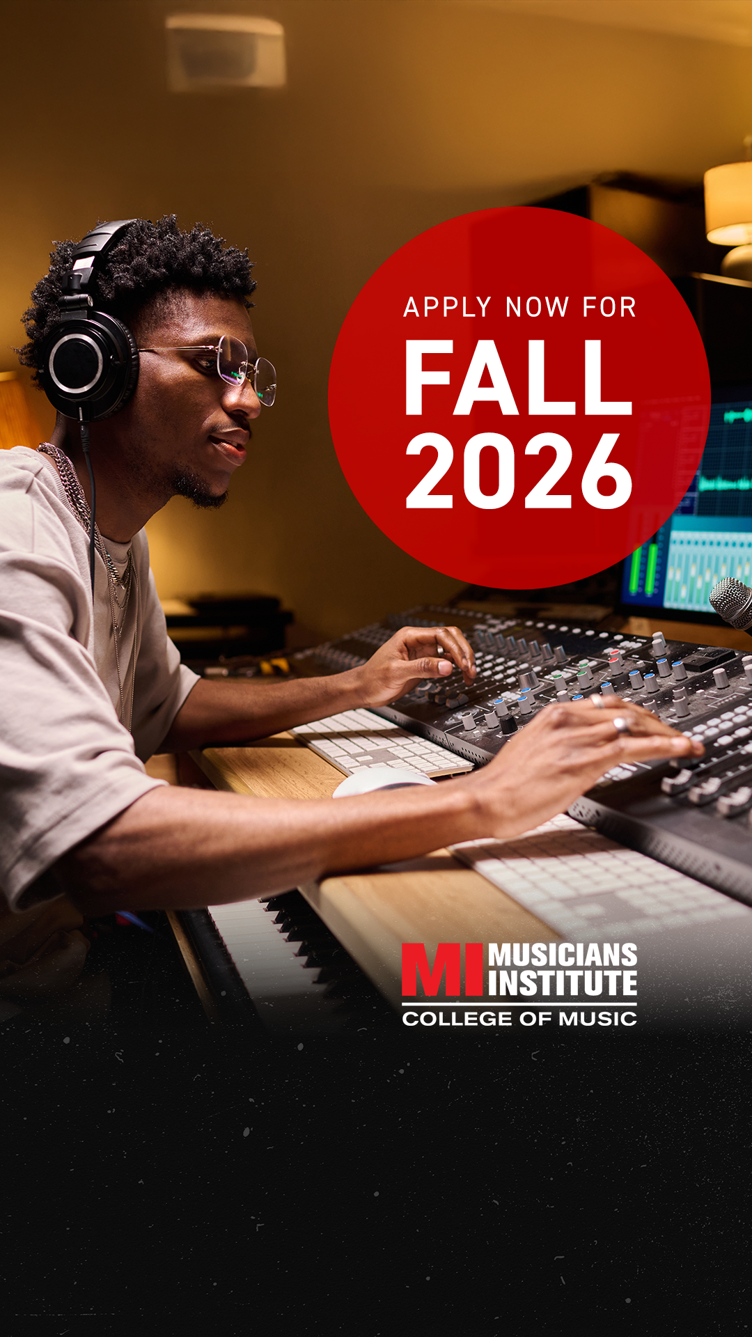 Musicians Institute Facebook ad from Jun 15, 2026