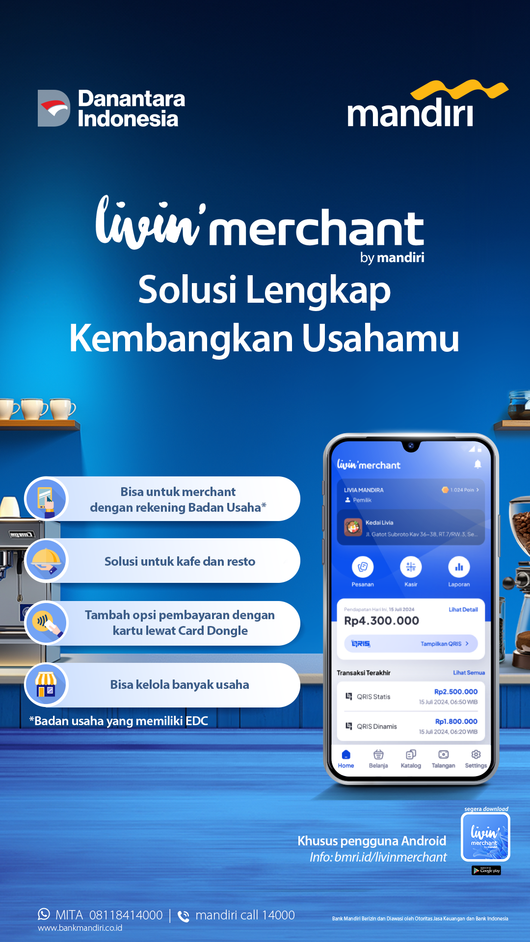Bank Mandiri Facebook ad