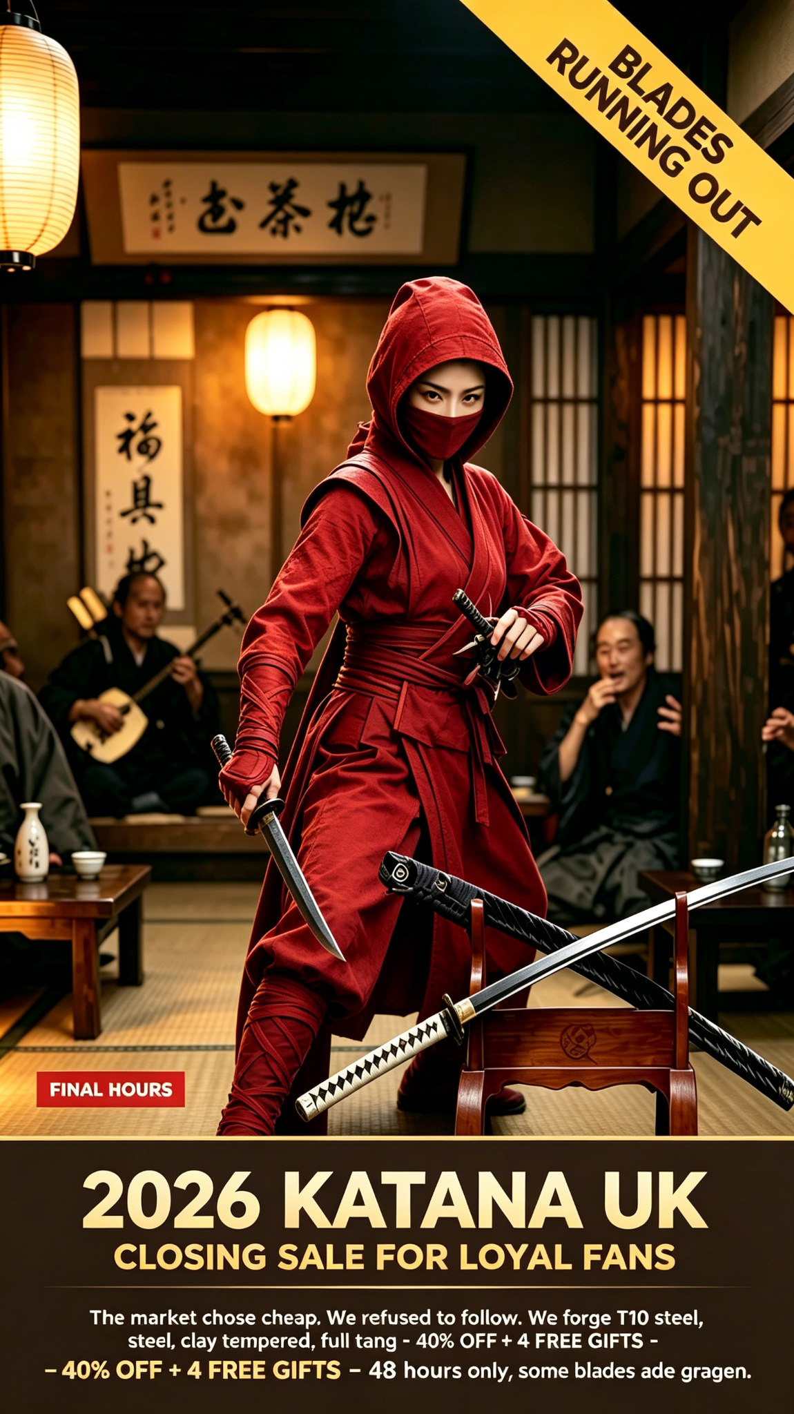 Swordforsale UK Facebook ad from Jun 16, 2026