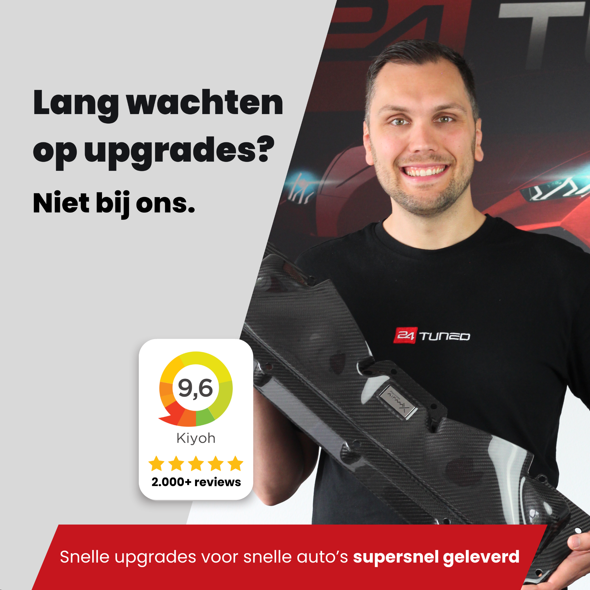 24TUNED Facebook ad: Dé snelste Performance Parts Shop van NL
