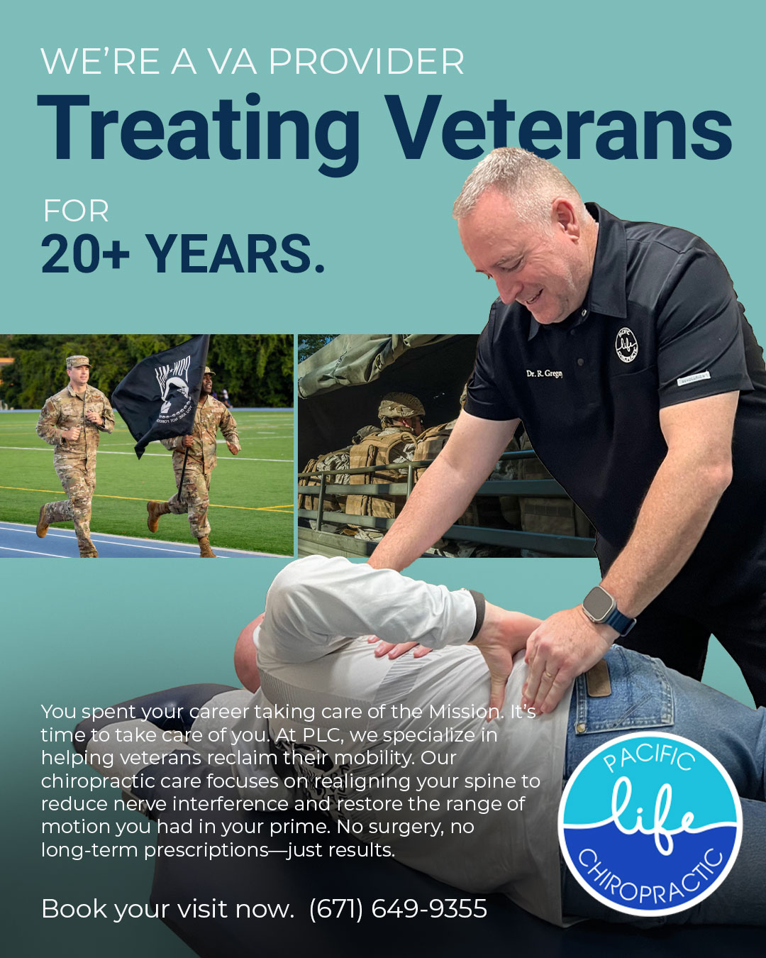 Pacific Life Chiropractic Guam Facebook ad