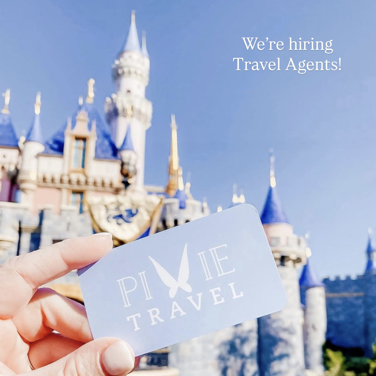 Pixie Travel Facebook ad: We’re Hiring Travel Agents!