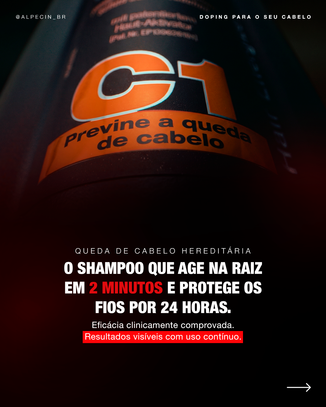 Alpecin Brasil Facebook ad