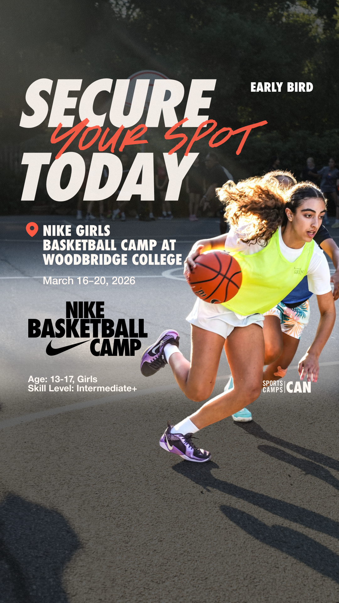 Nike Sports Camps Canada Facebook ad