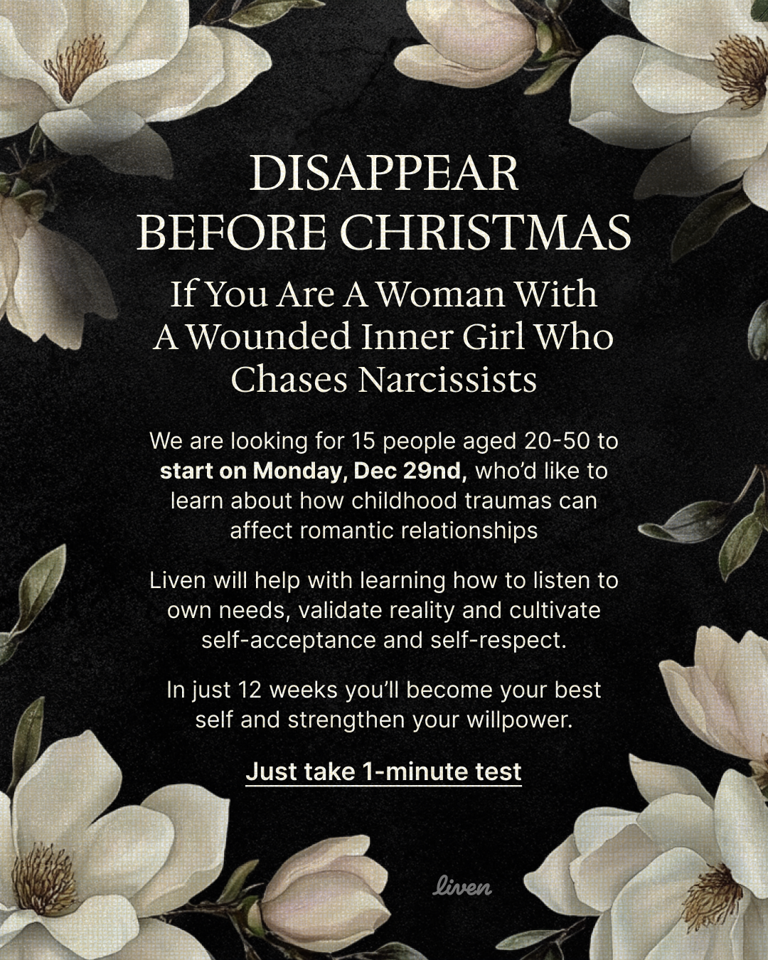 Olivia Reed Facebook ad
