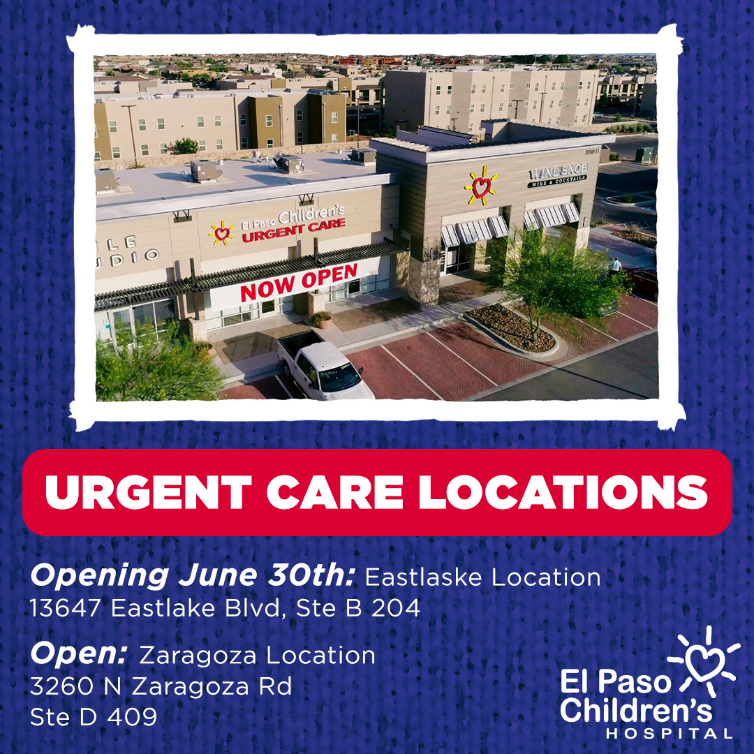 KISS El Paso Facebook ad: El Paso Children's Hospital Urgent Care at Eastlake…
