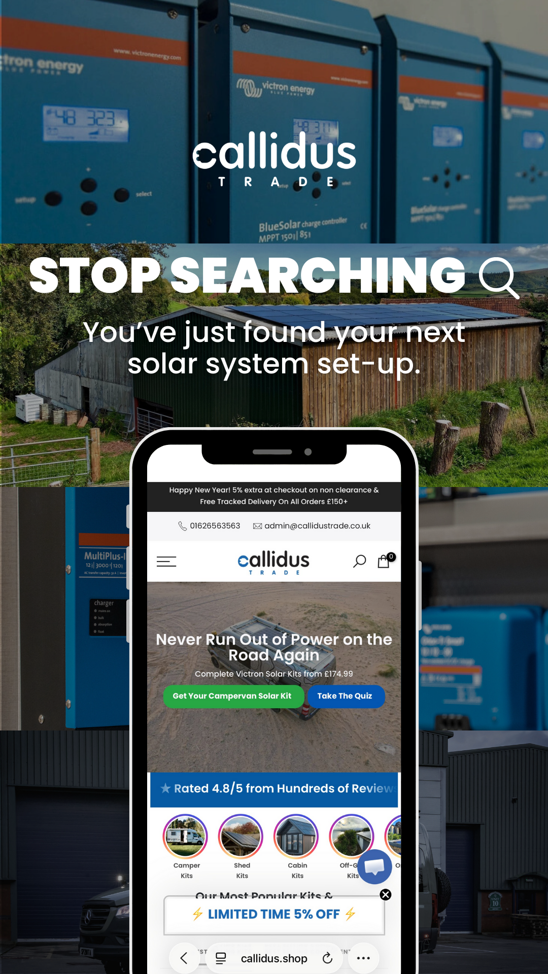 Callidus Shop Facebook ad