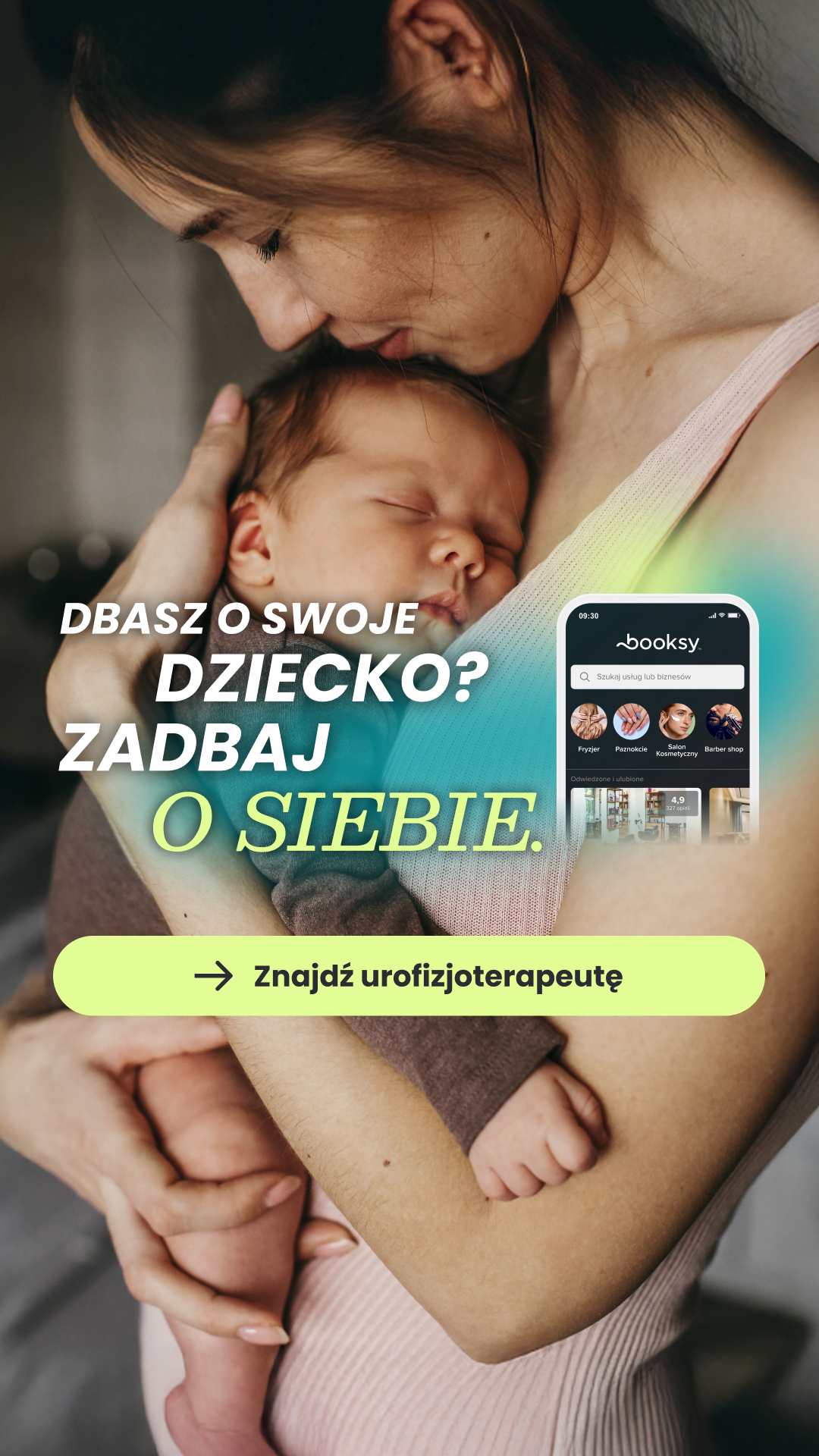 Booksy Facebook ad