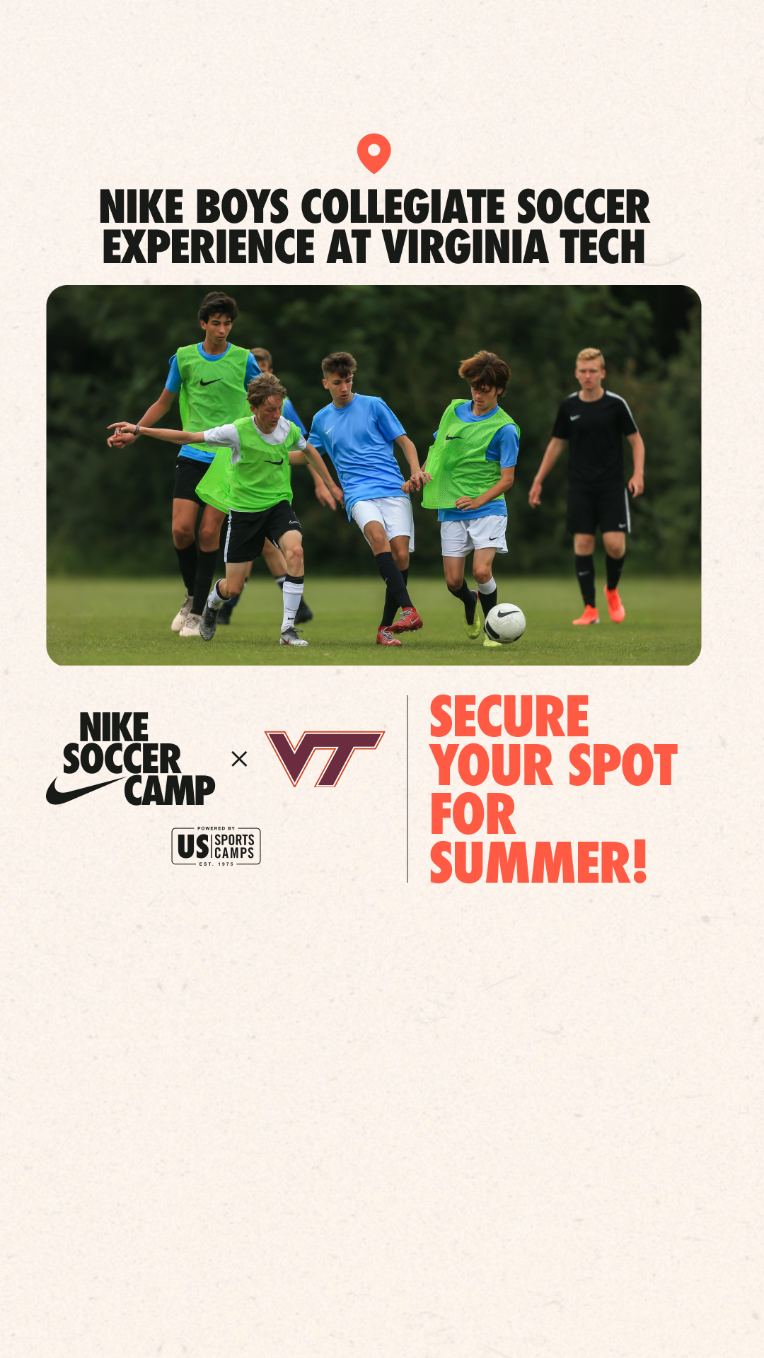 US Sports Camps - NIKE Sports Camps Facebook ad