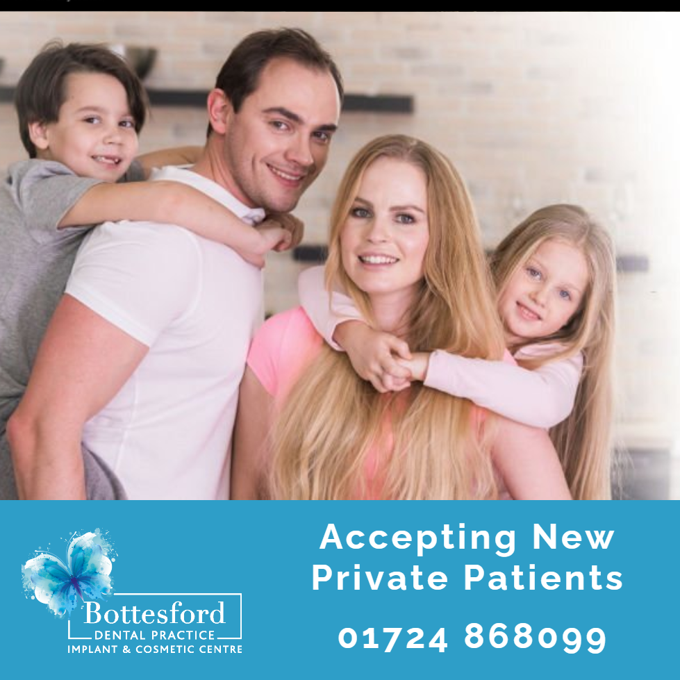 Bottesford Dental Practice Facebook ad: Emergency, Dental Exams, Teeth Whitening, Invisaling…