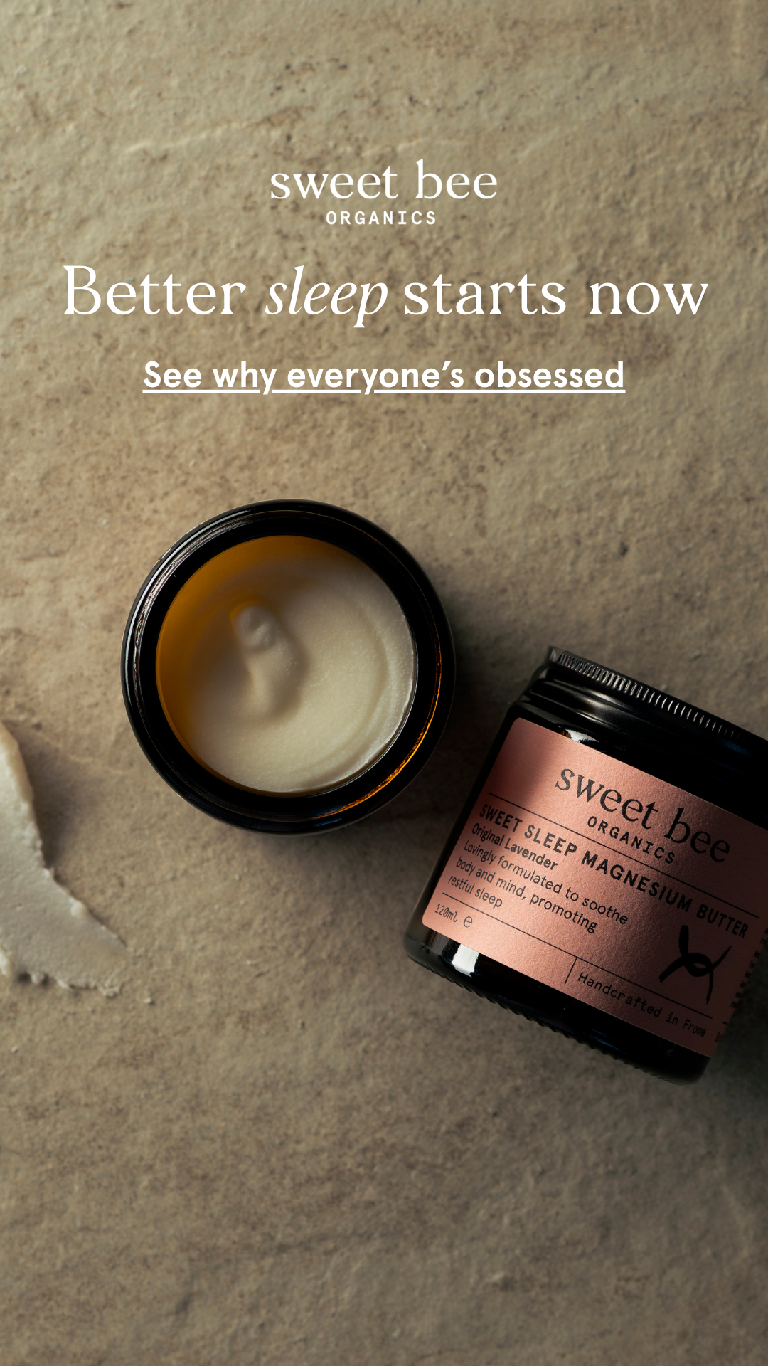 Sweet Bee Organics Facebook ad
