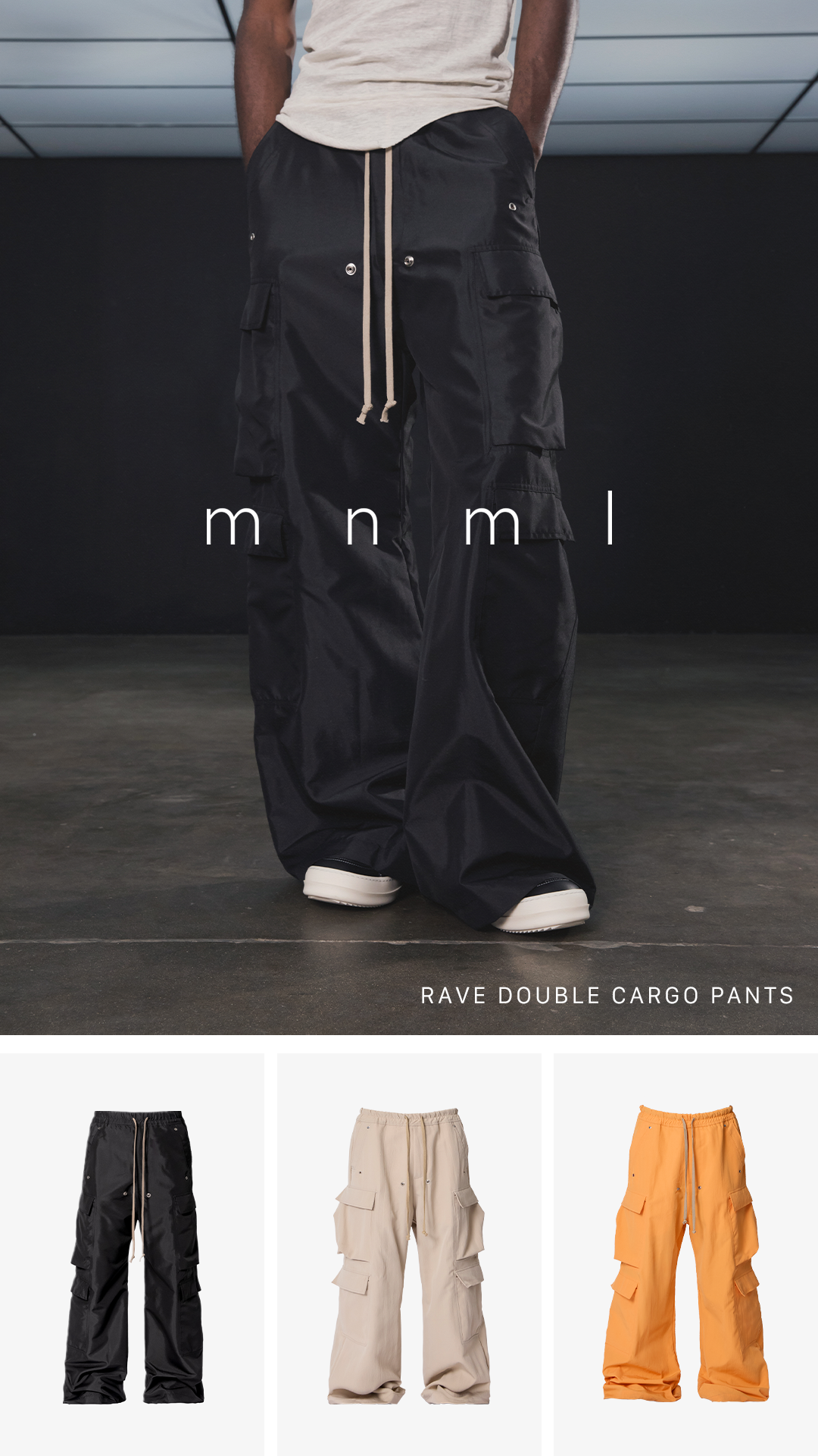 mnml Facebook ad