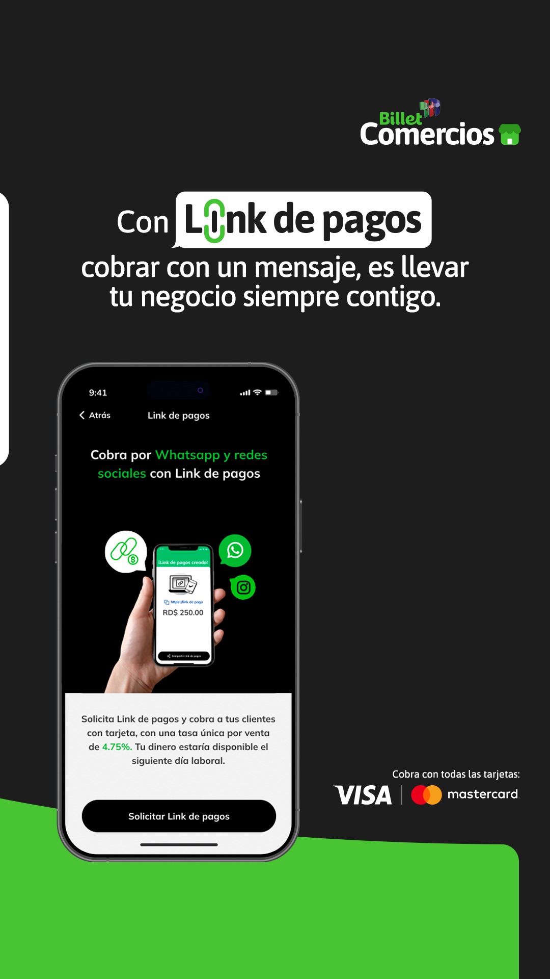 Billet Facebook ad