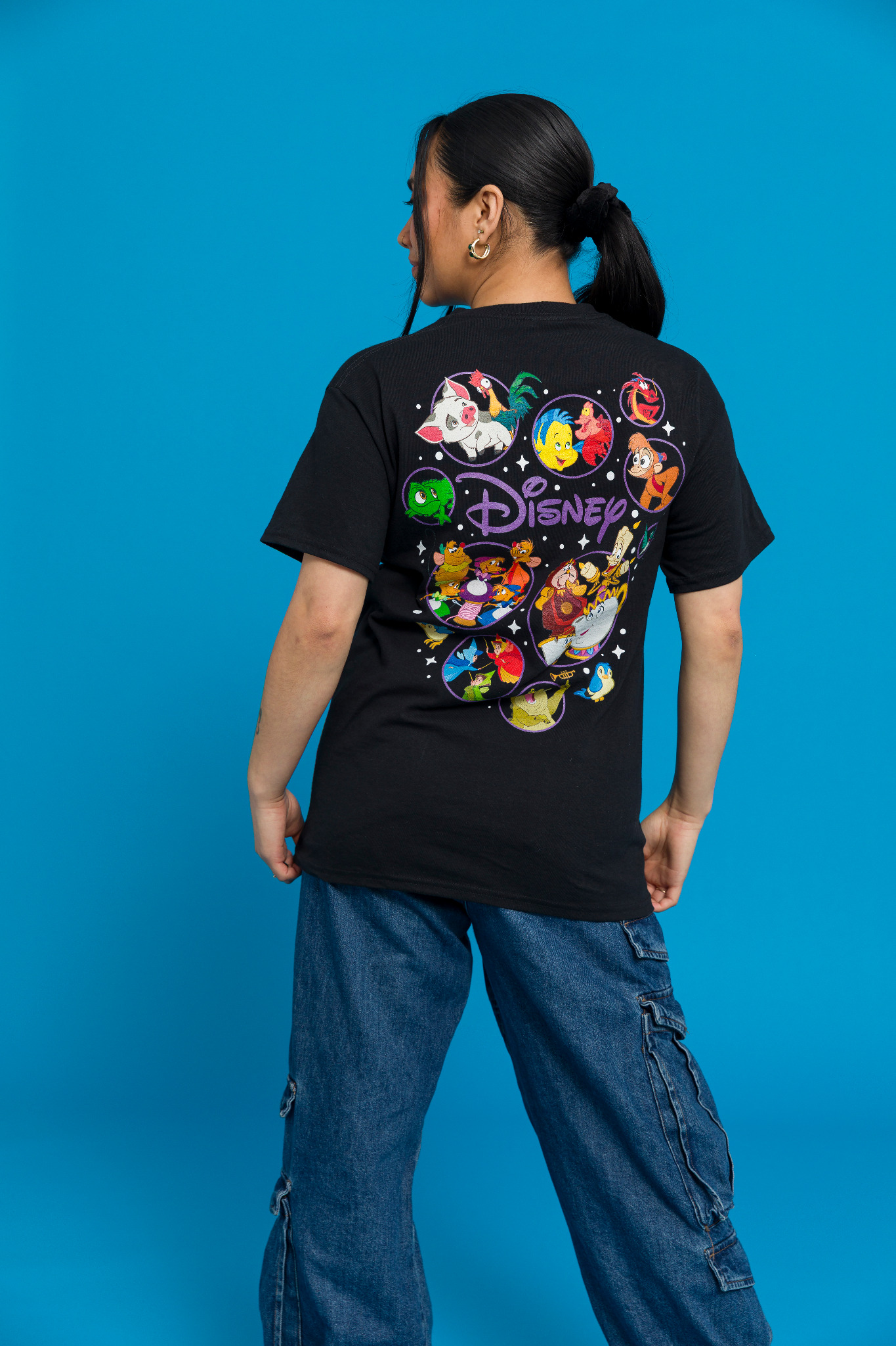 TruffleShuffle.com Facebook ad: Disney Sidekicks Black T-Shirt With Back Print