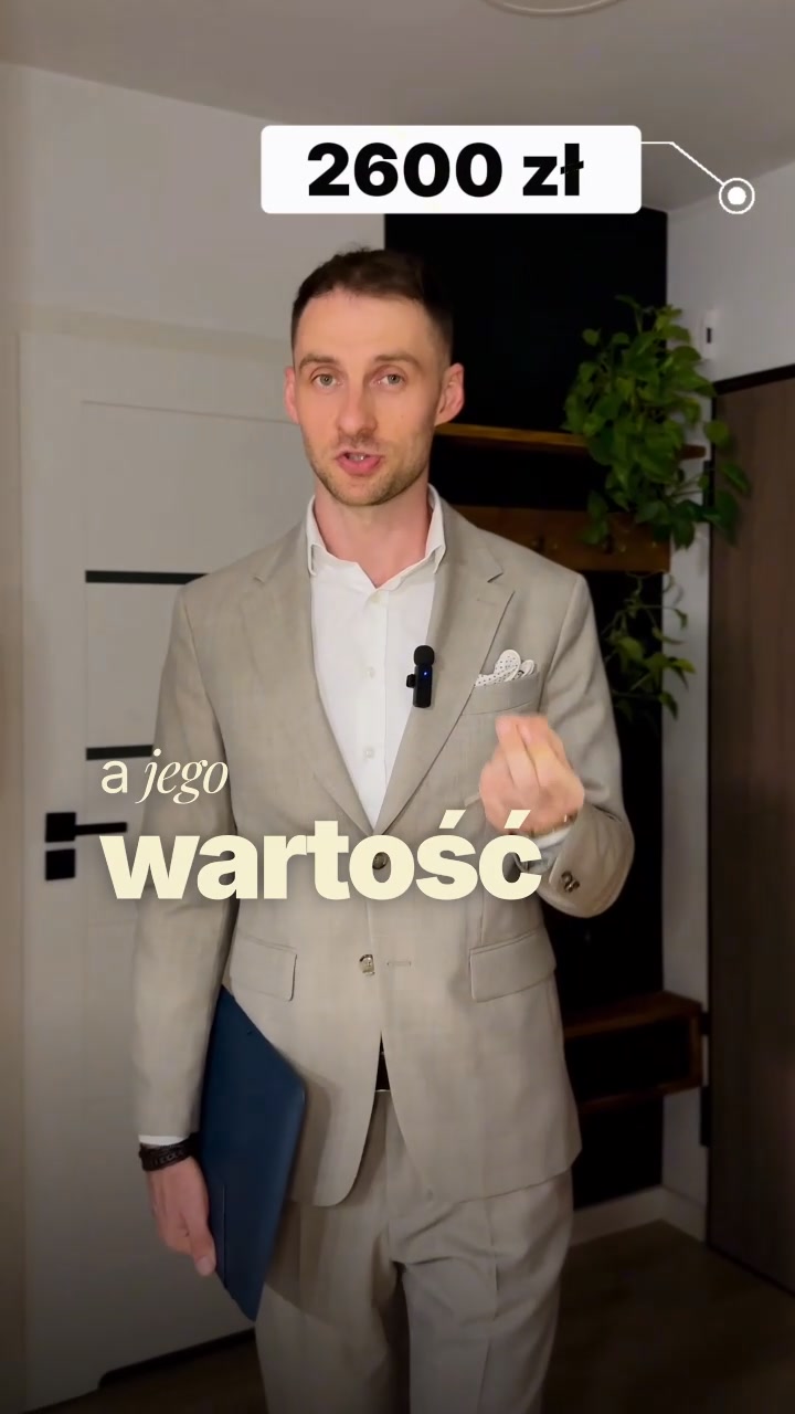 Łukasz Grochowski - Ekspert Finansowy Facebook ad: Najem tego mieszkania: 2600 zł/mies.