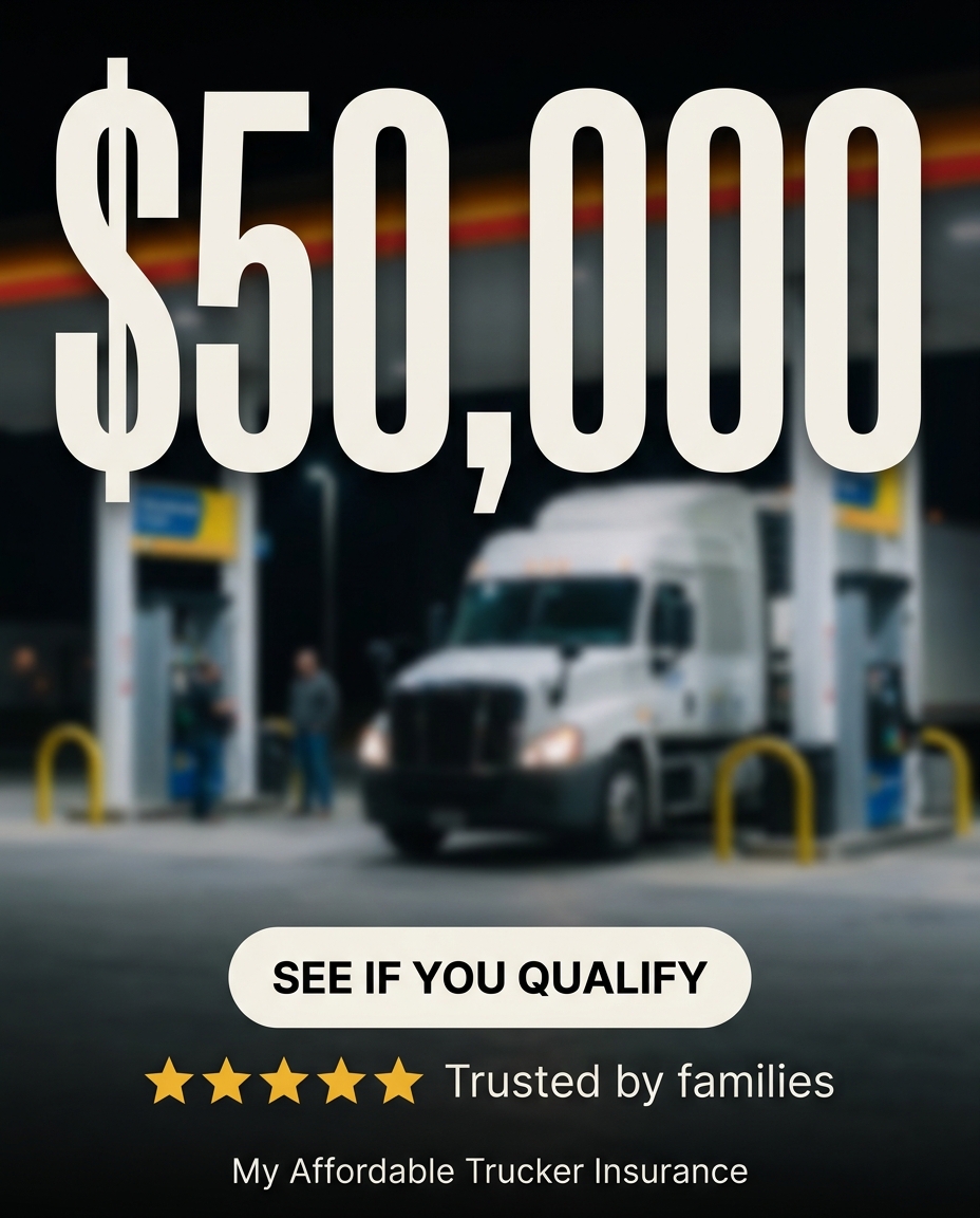 My Affordable Trucker Insurance Facebook ad
