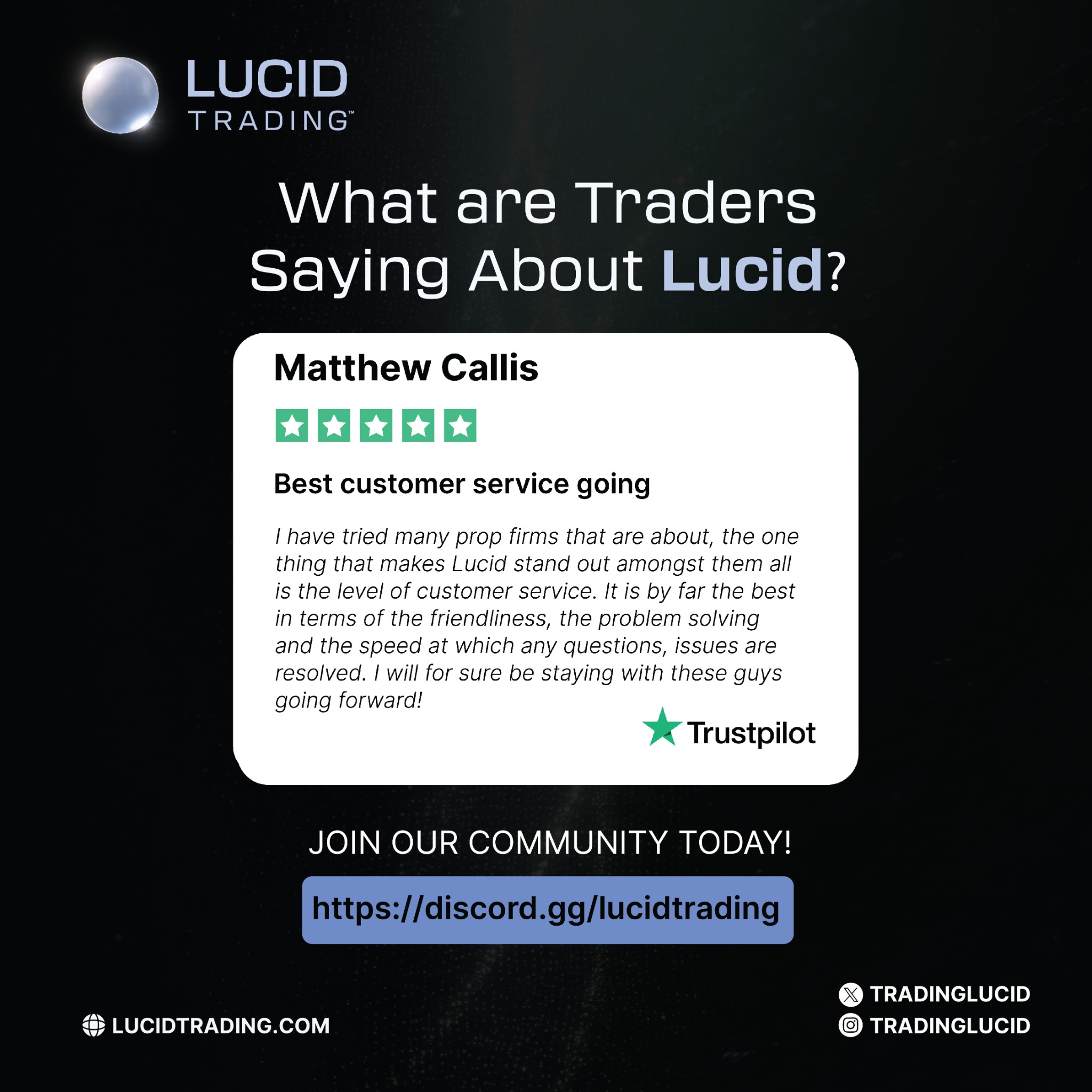 Lucid Trading Facebook ad