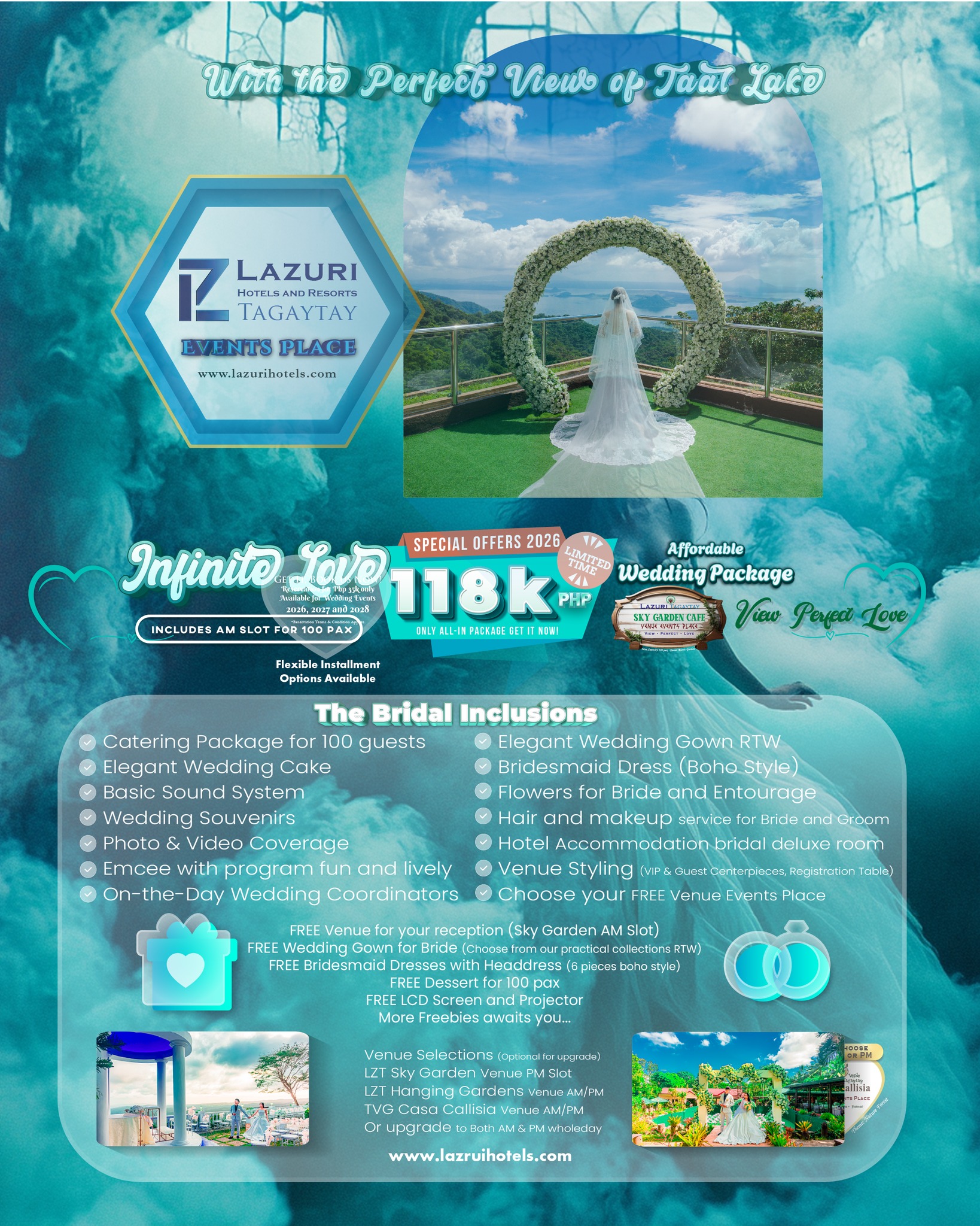Lazuri Tagaytay Events Place Facebook ad