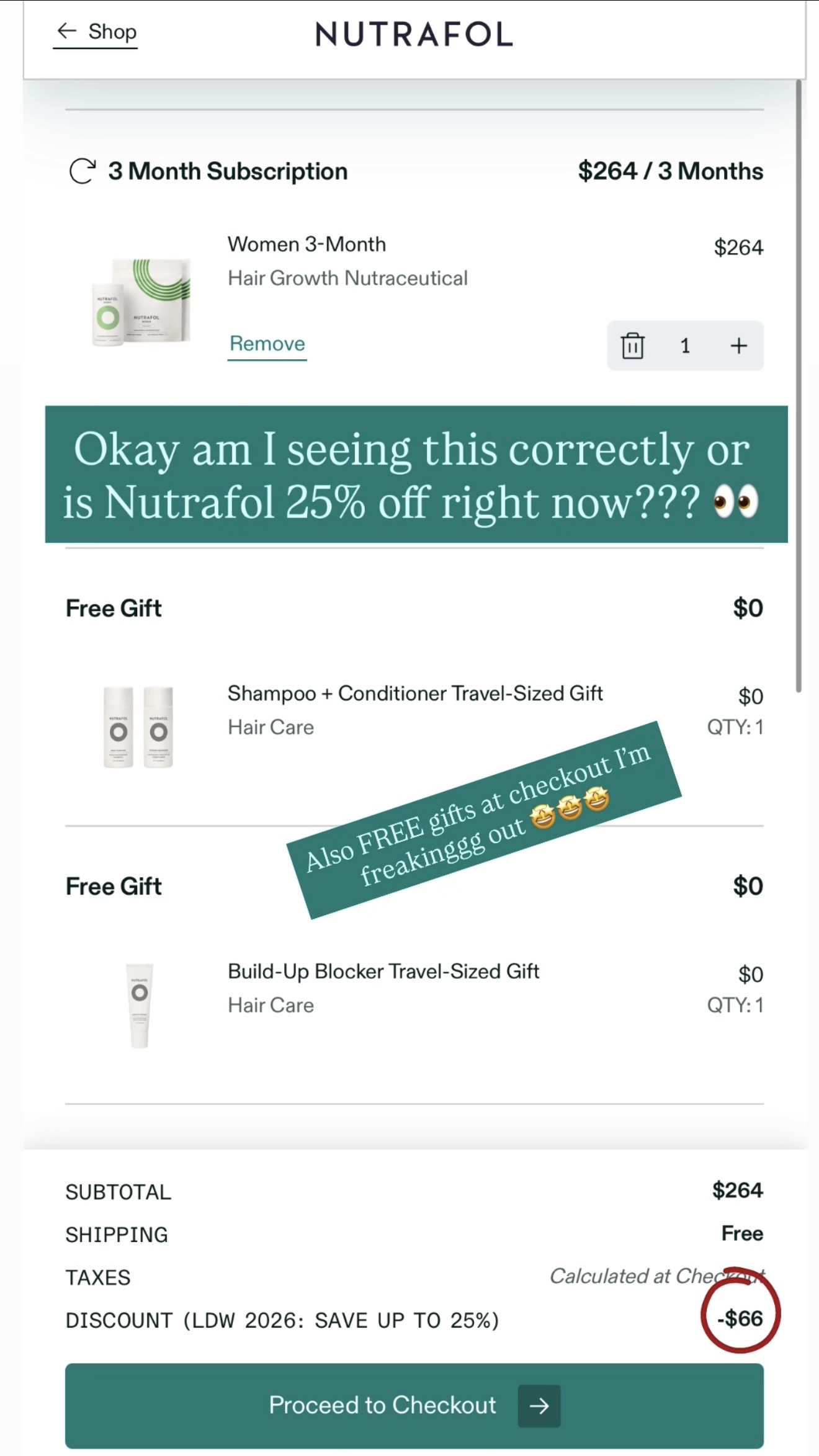 Nutrafol Facebook ad