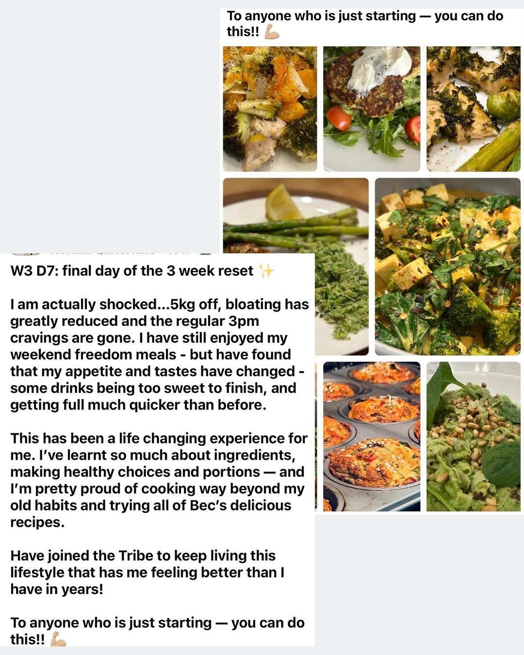 Health With Bec Facebook ad