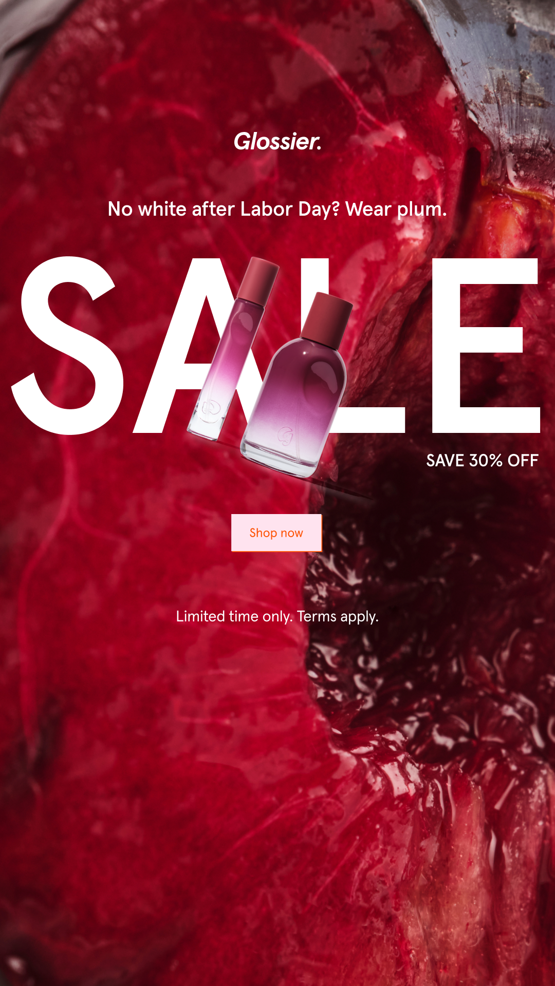Glossier Facebook ad