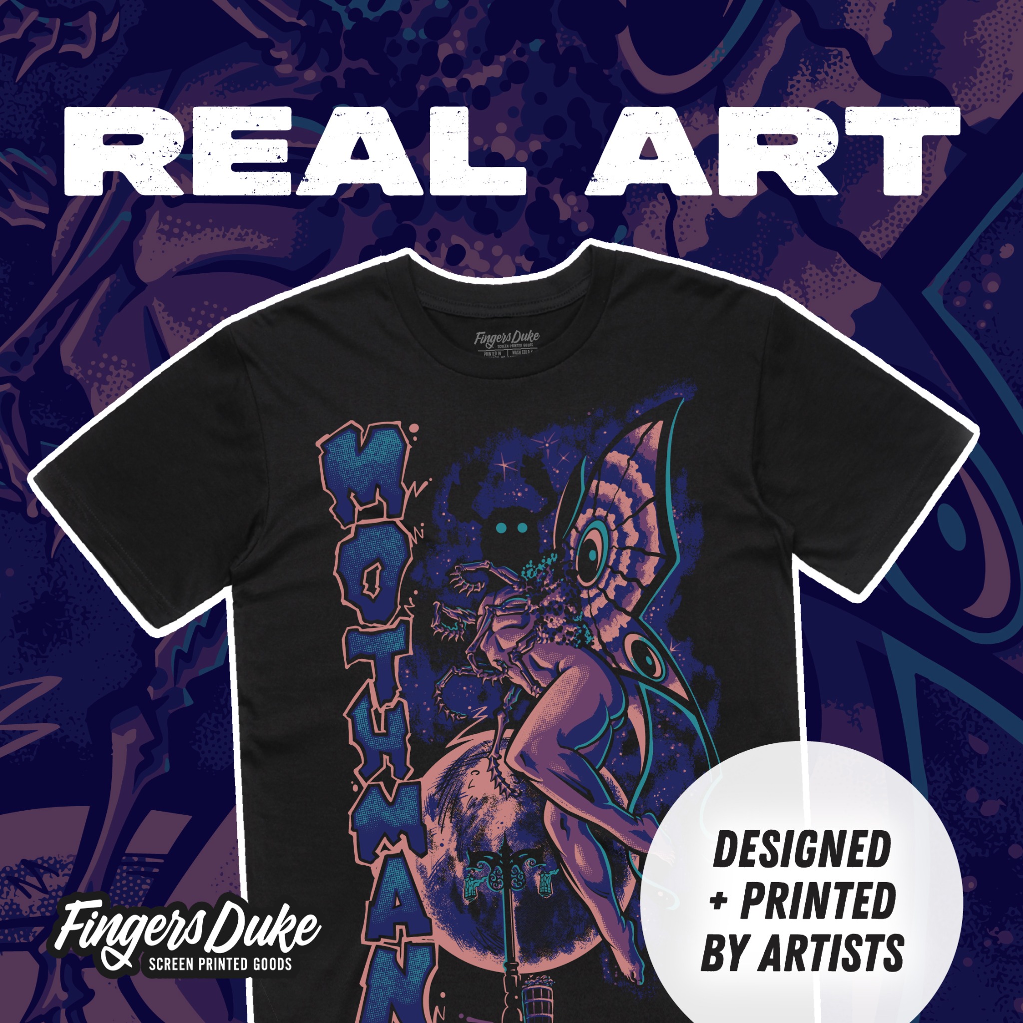 Fingers Duke - Screen Printed Goods Facebook ad