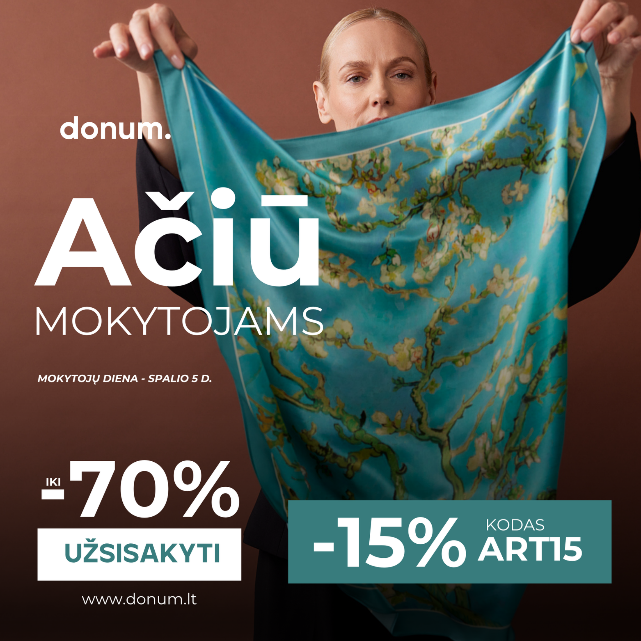 donum. Facebook ad: Dovana Mokytojai