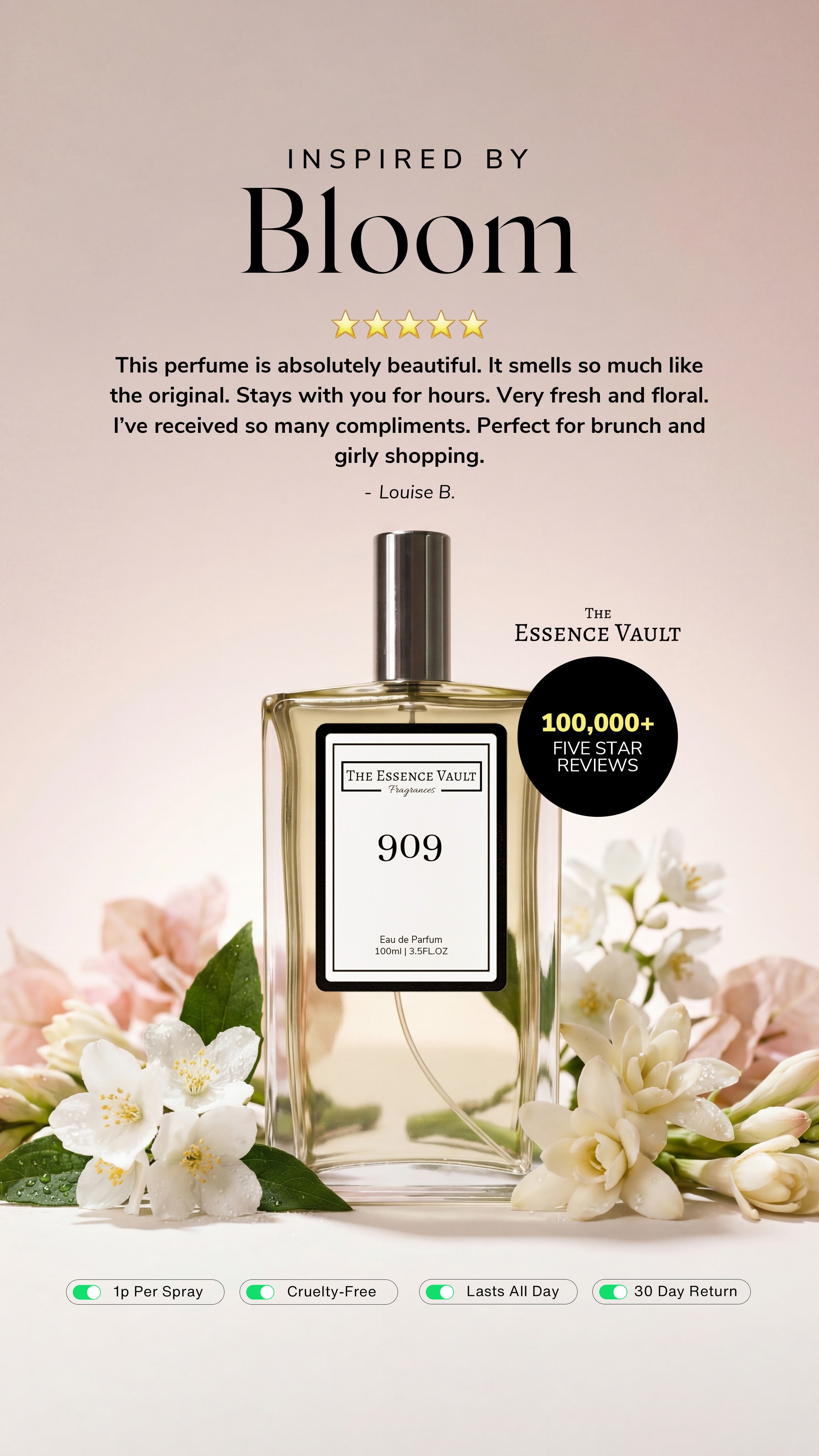 The Essence Vault Facebook ad from Mar 3, 2026