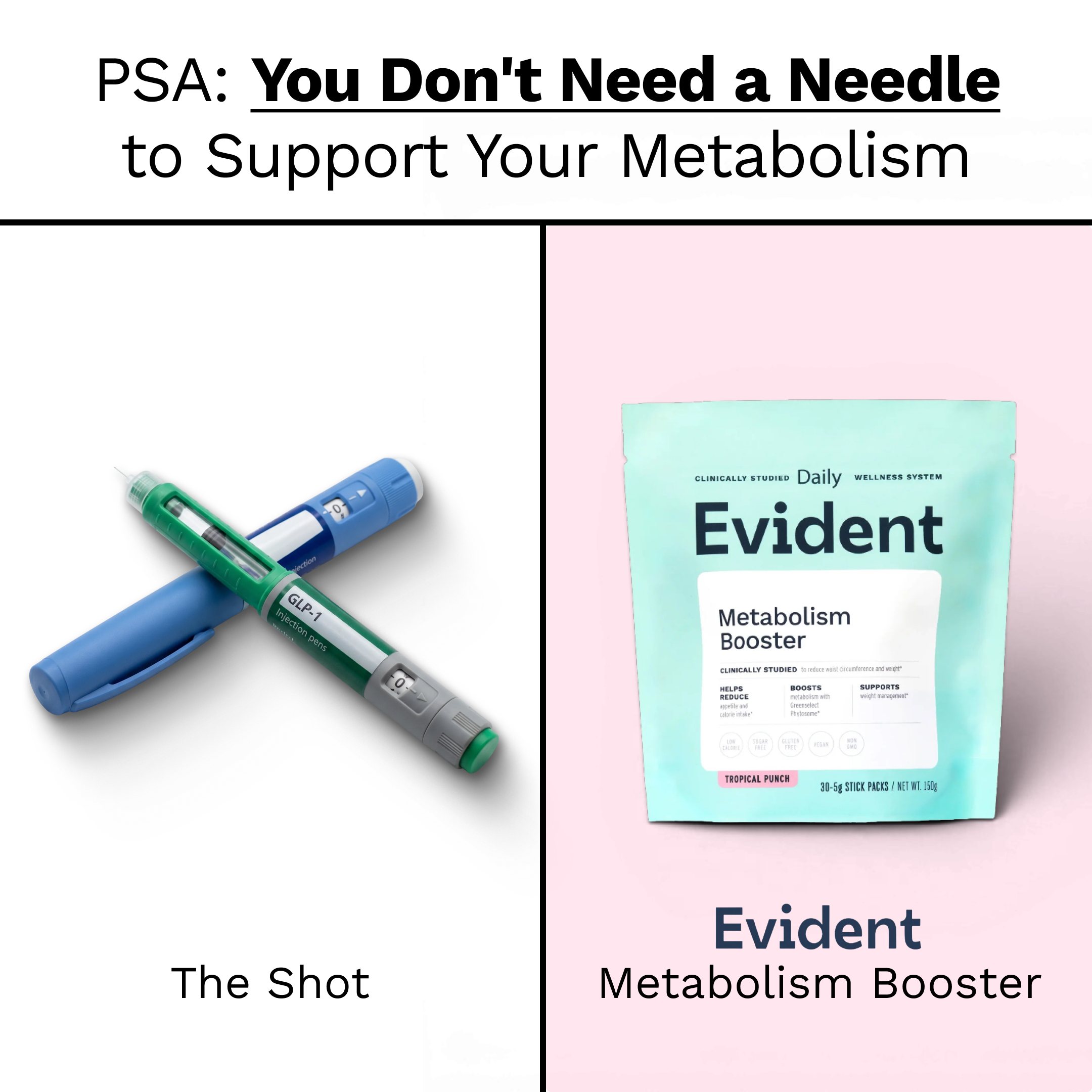 Evident Wellness Facebook ad