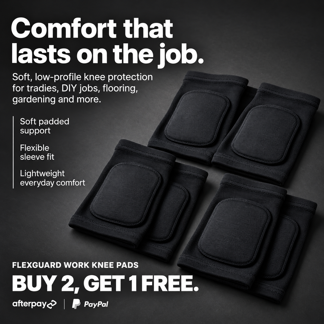 SiteGear Supply Store Facebook ad: Stock Up and Save, Buy 2, Get 1 Free.