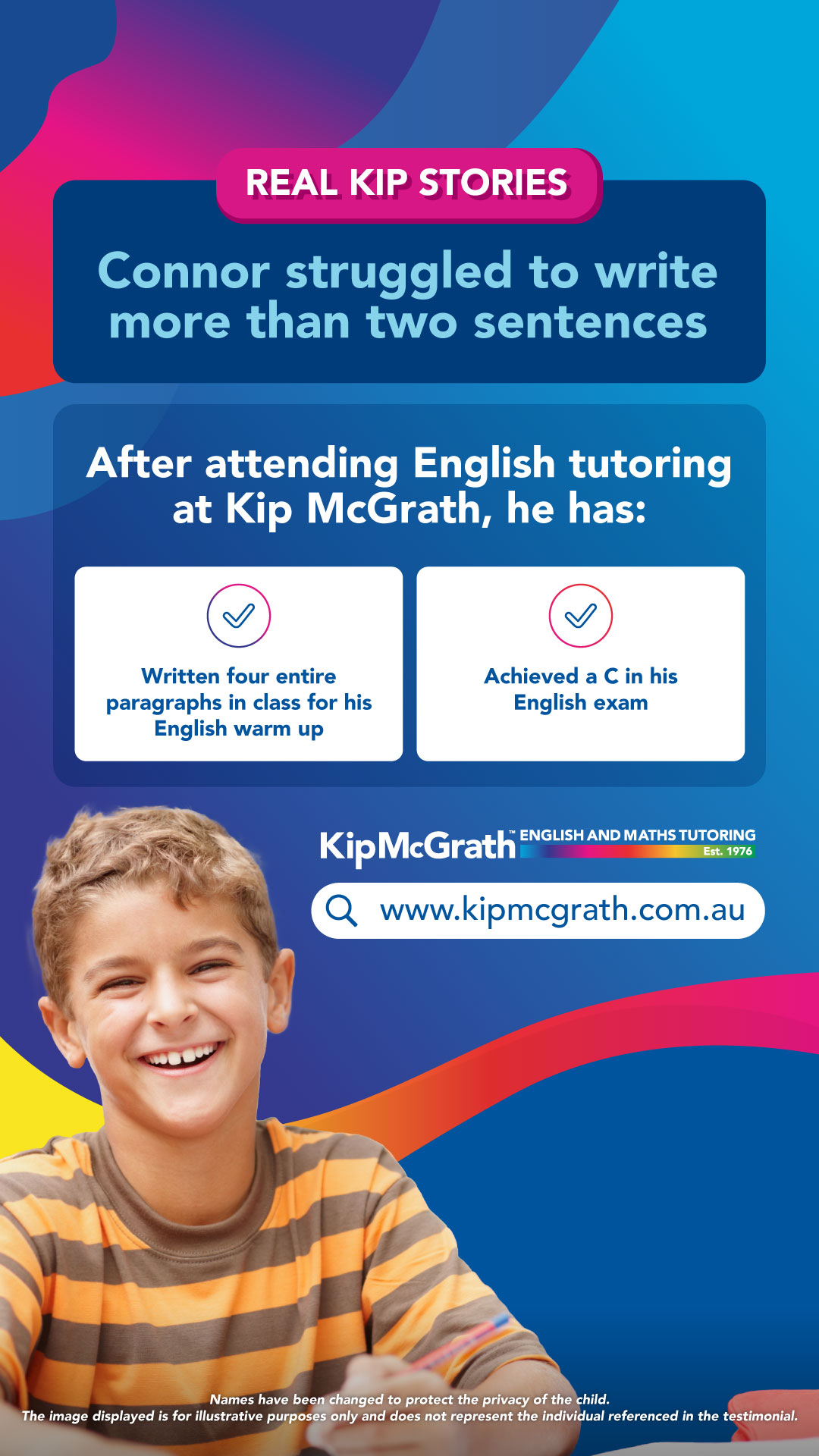 Kip McGrath Education Centres Australia Facebook ad
