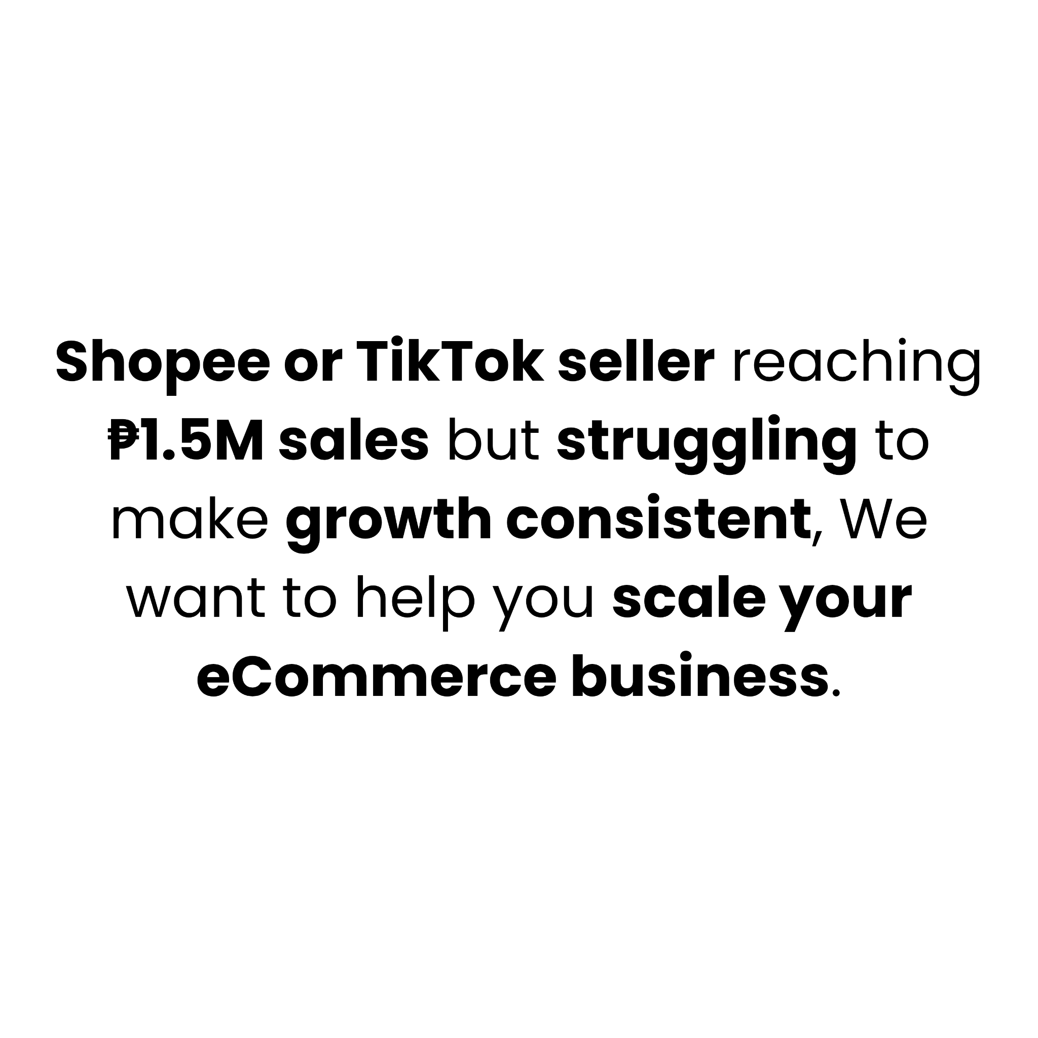 ECOM Accelerator Facebook ad