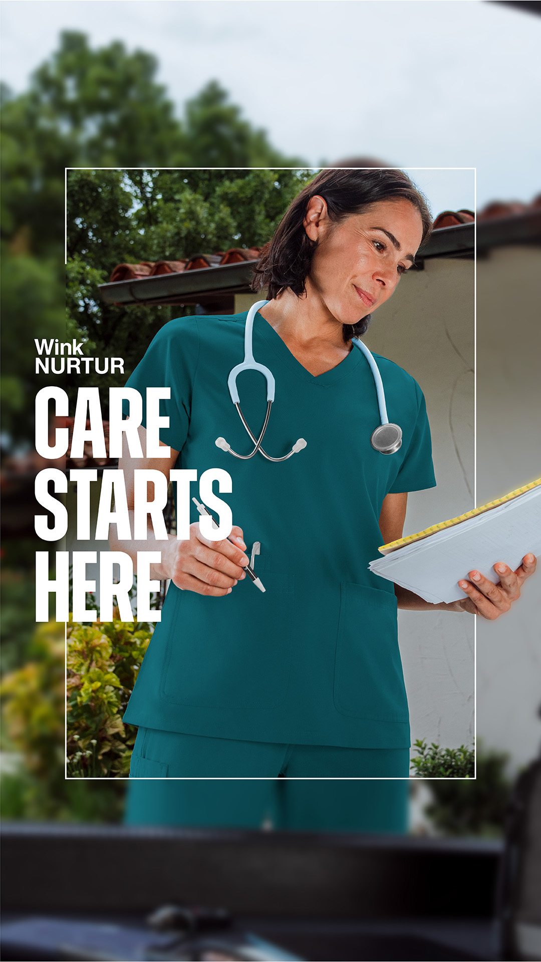 Wink Scrubs Facebook ad