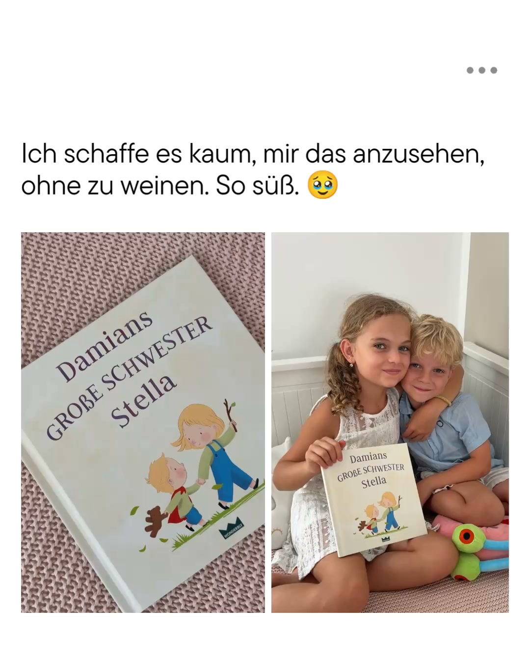 Wonderbly Facebook ad: Erstelle ihr Geschwisterbuch