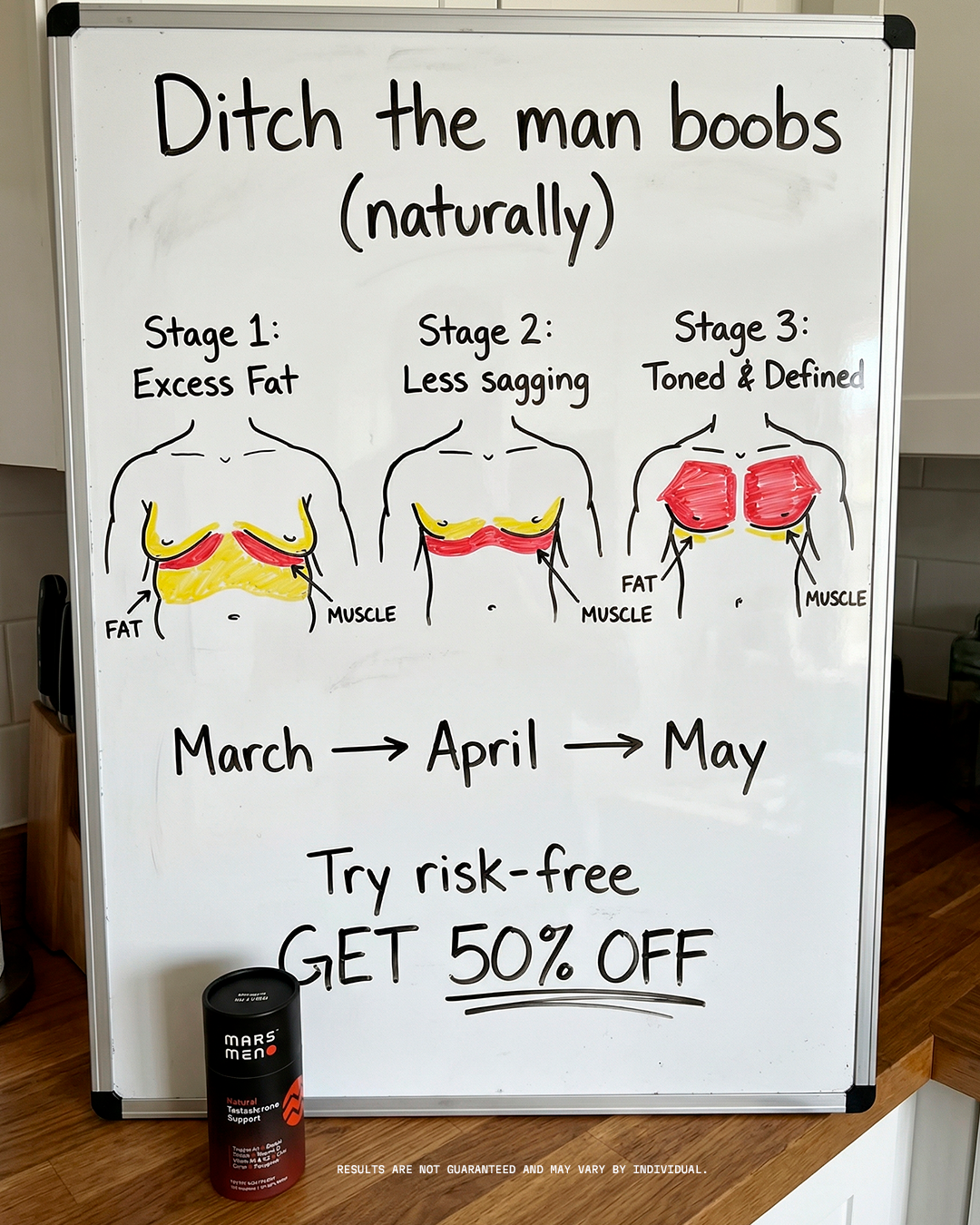 Mars Men Facebook ad