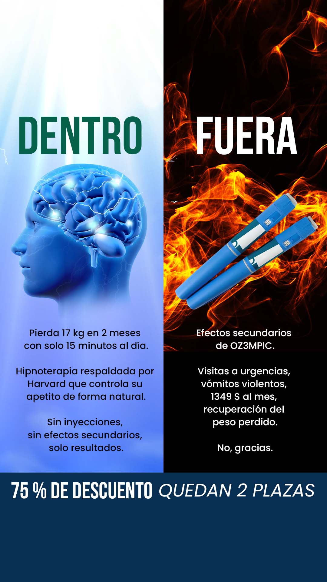 Hypnozio: power of hypnotherapy Facebook ad