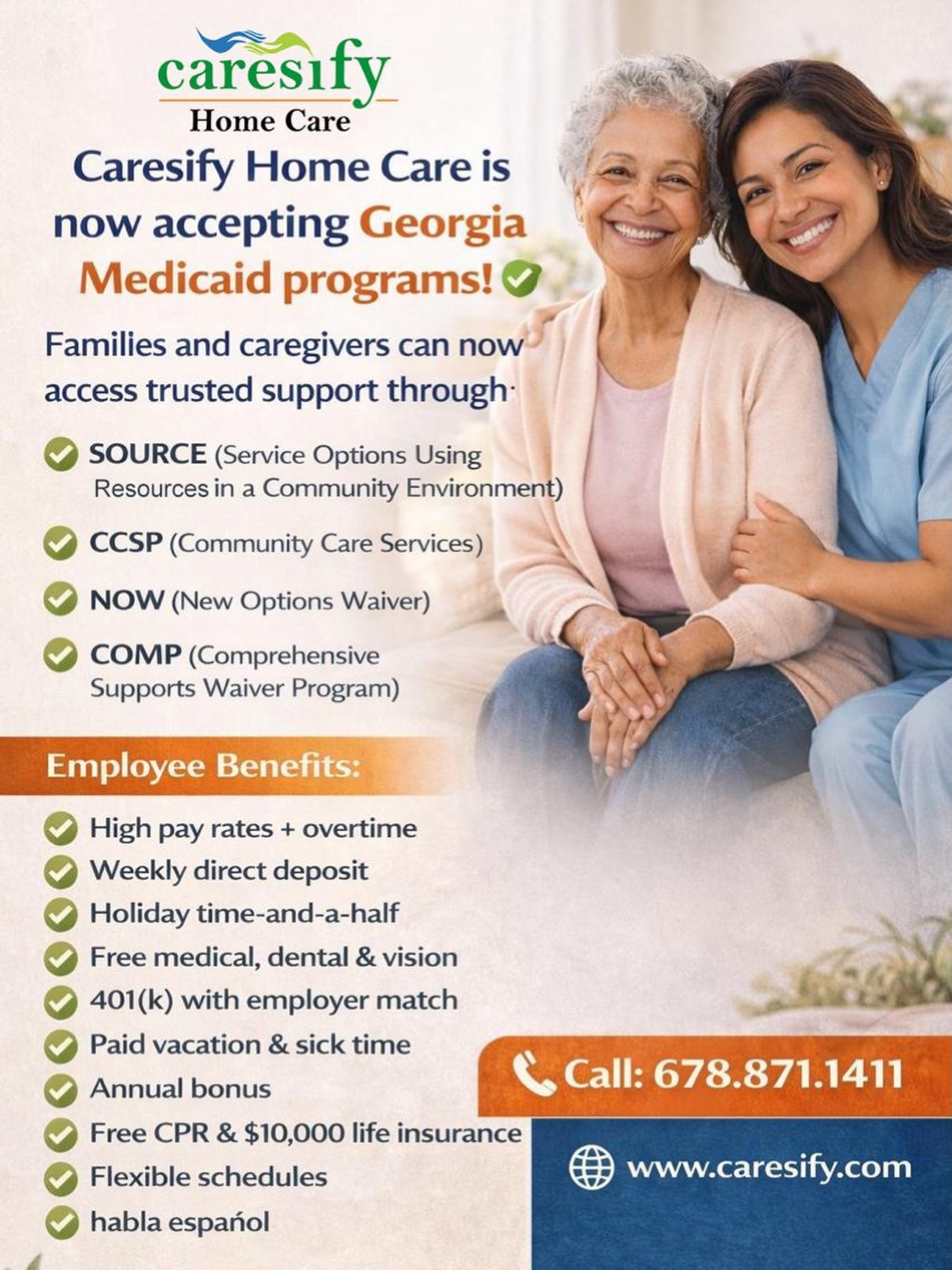 Caresify Home Care Facebook ad