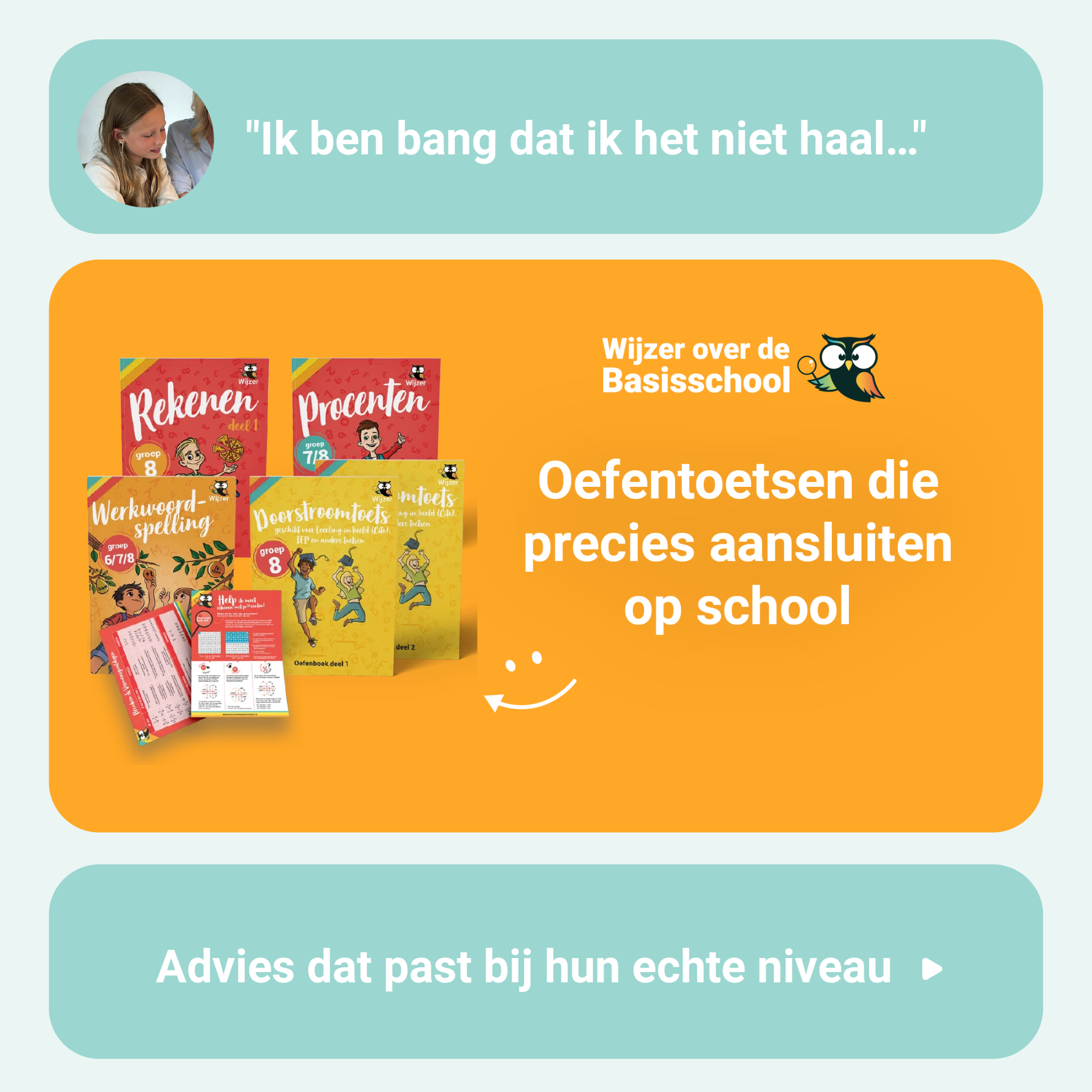 Wijzer over de Basisschool Facebook ad: 300.000+ ouders gingen je voor.