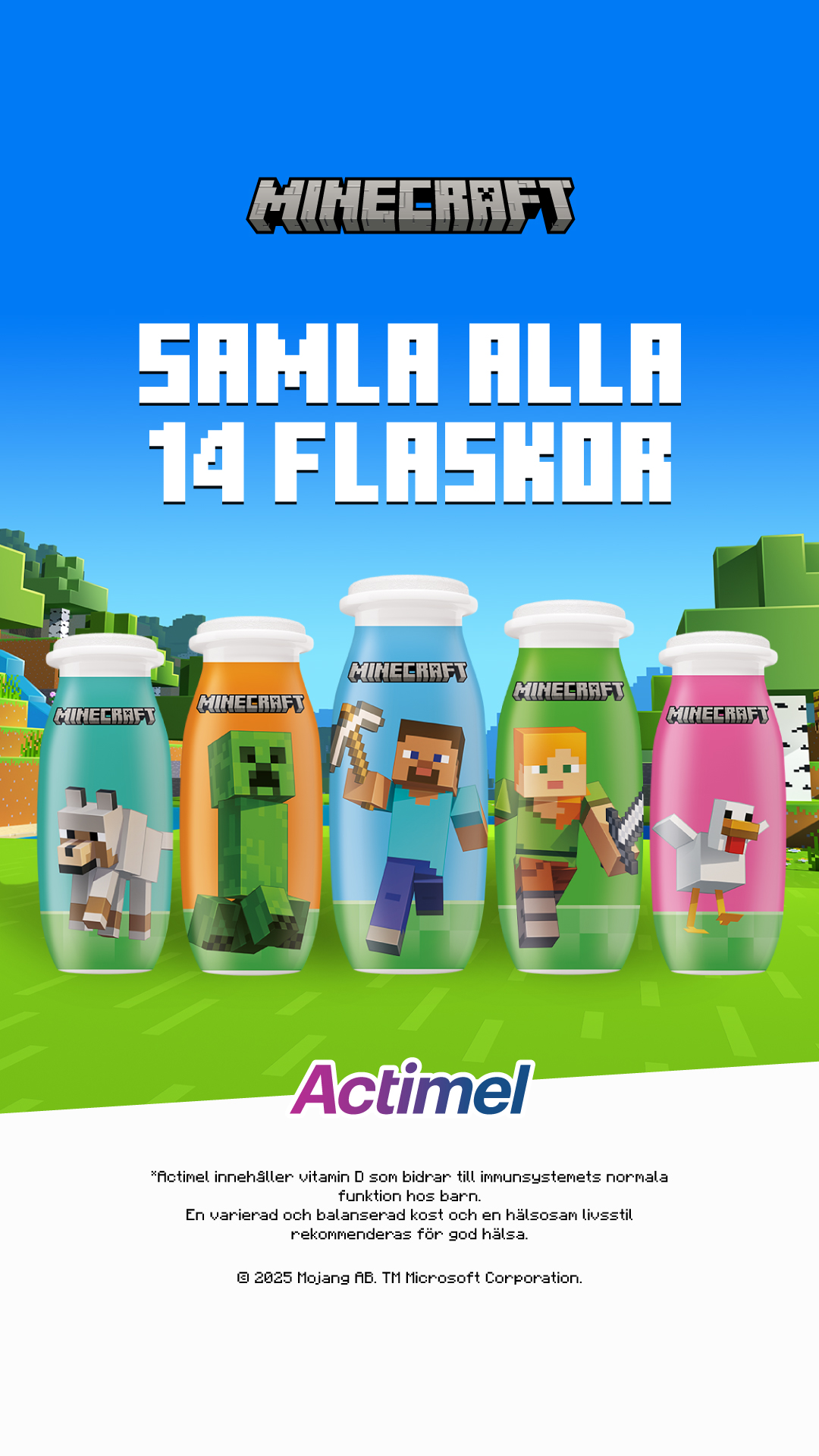 Actimel Facebook ad from Jan 4, 2026