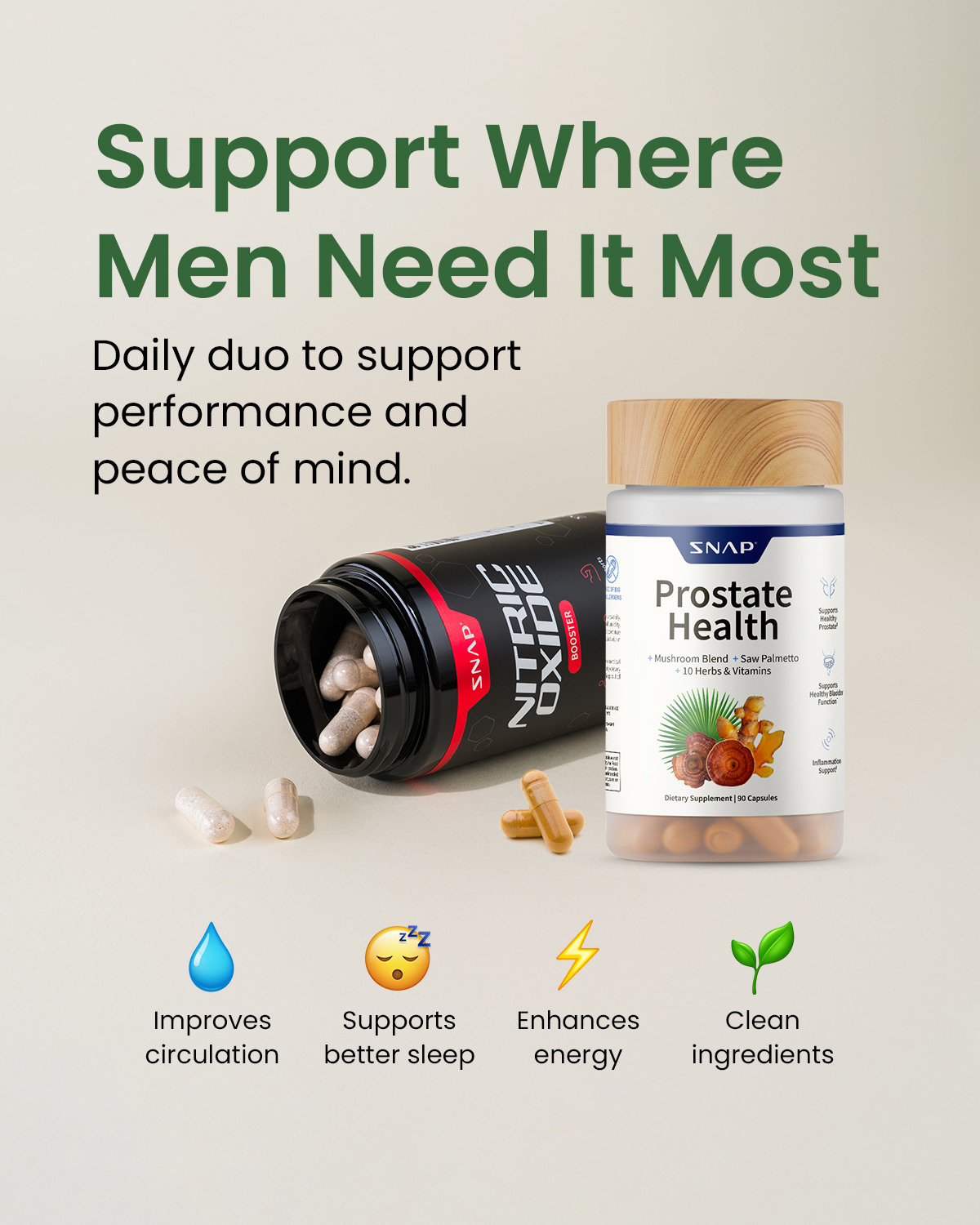 Snap Supplements Facebook ad