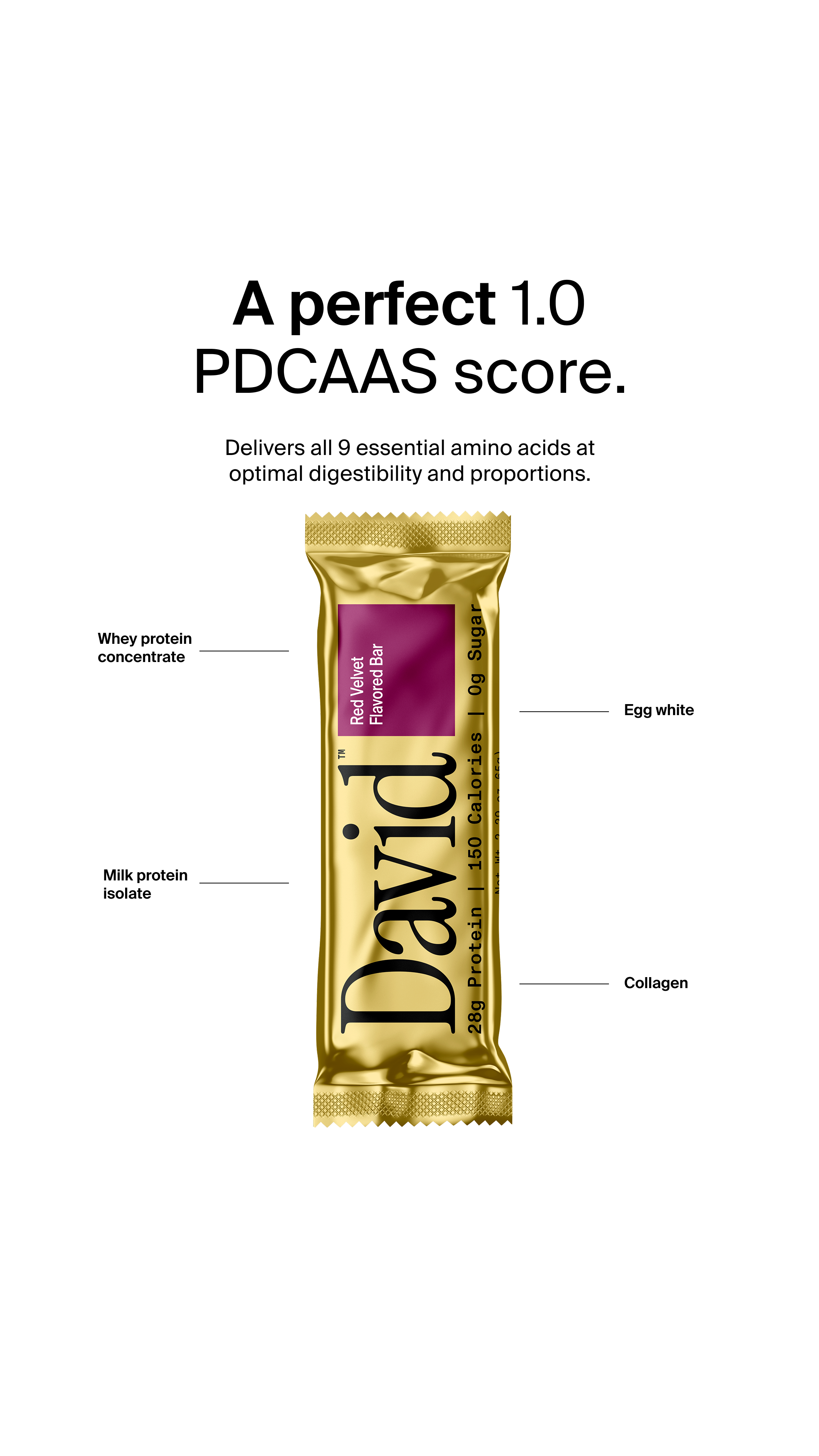 David Protein Facebook ad