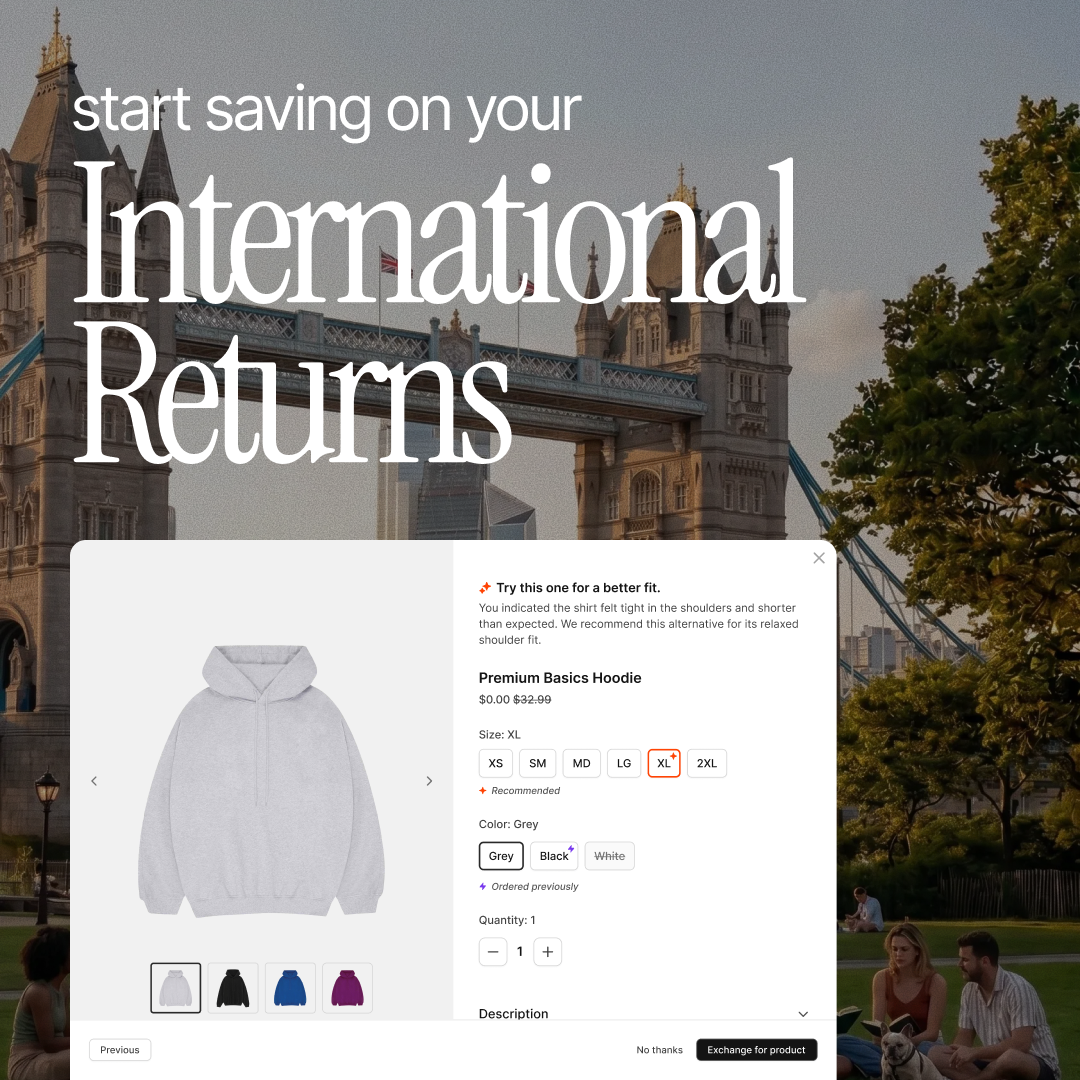 Redo Tech Facebook ad: Free Returns Covered