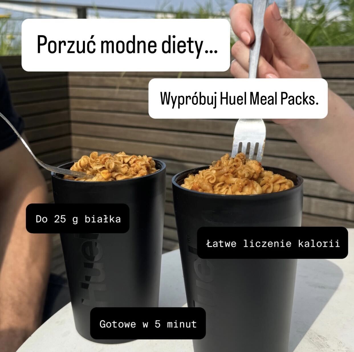Huel Facebook ad