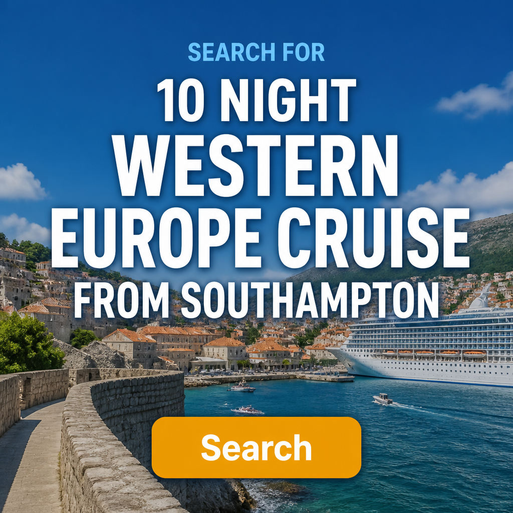 Smart Learning Point Facebook ad: Search for 10 night western europe cruise from southampton