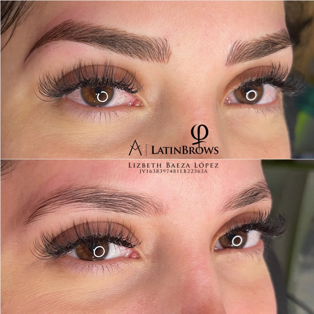 LizBaeza Studio Facebook ad: ¿Cansada de perder tiempo maquillándote las cejas cada…