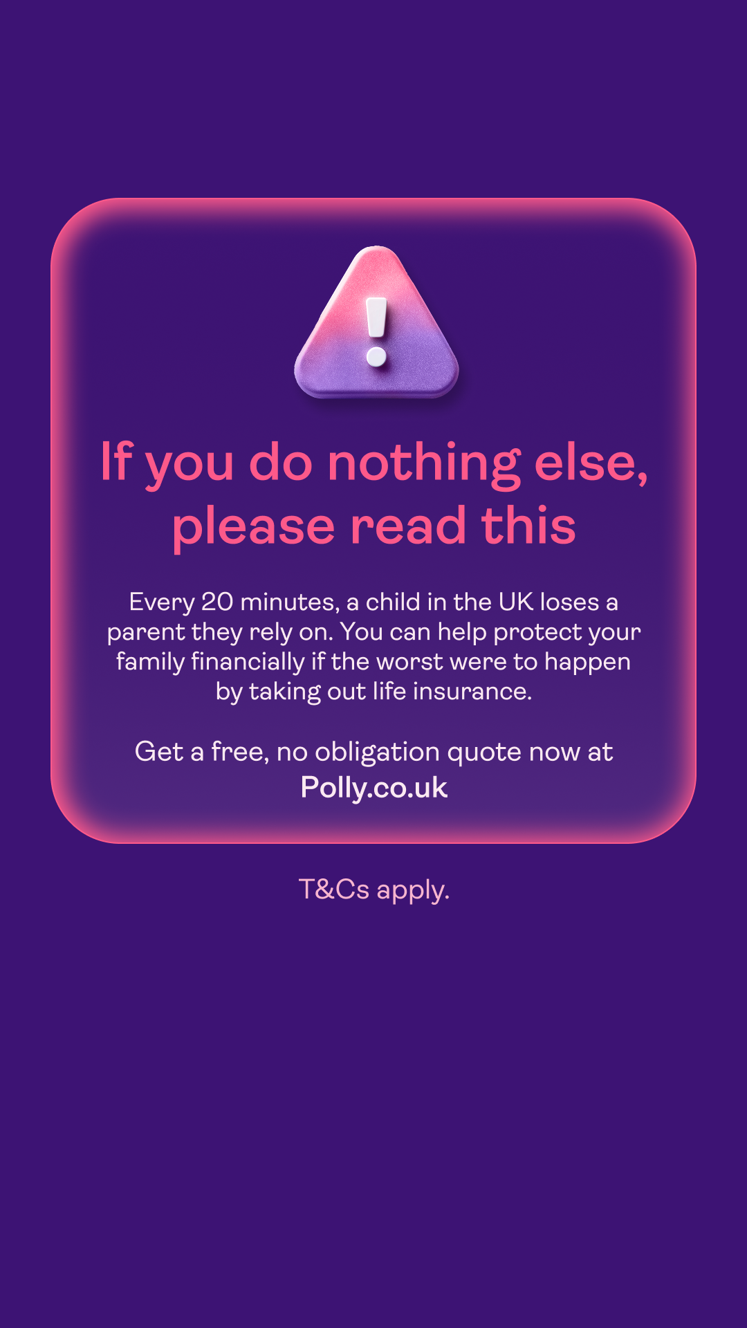Polly.co.uk Facebook ad from Feb 24, 2026