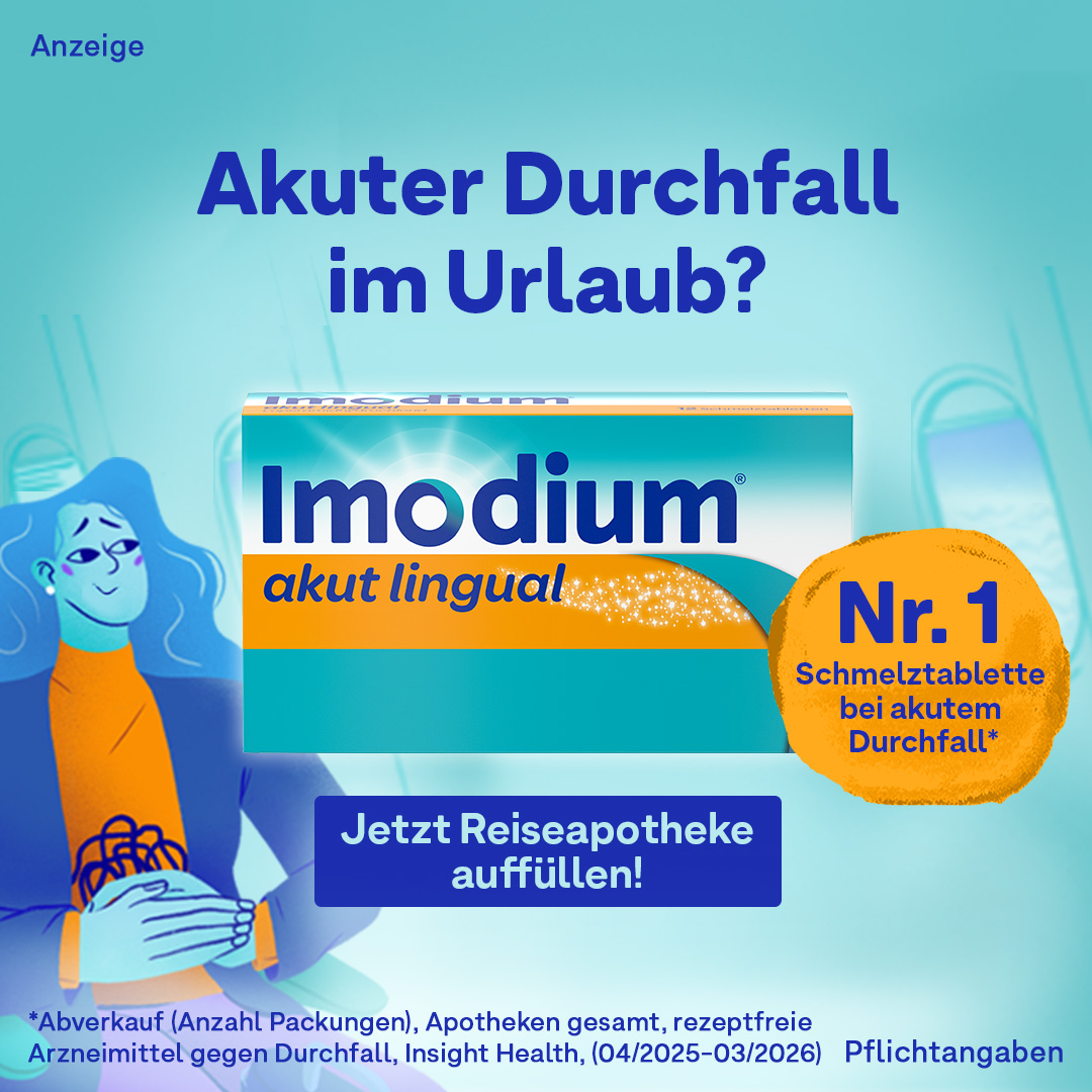 Imodium akut Facebook ad from May 19, 2026