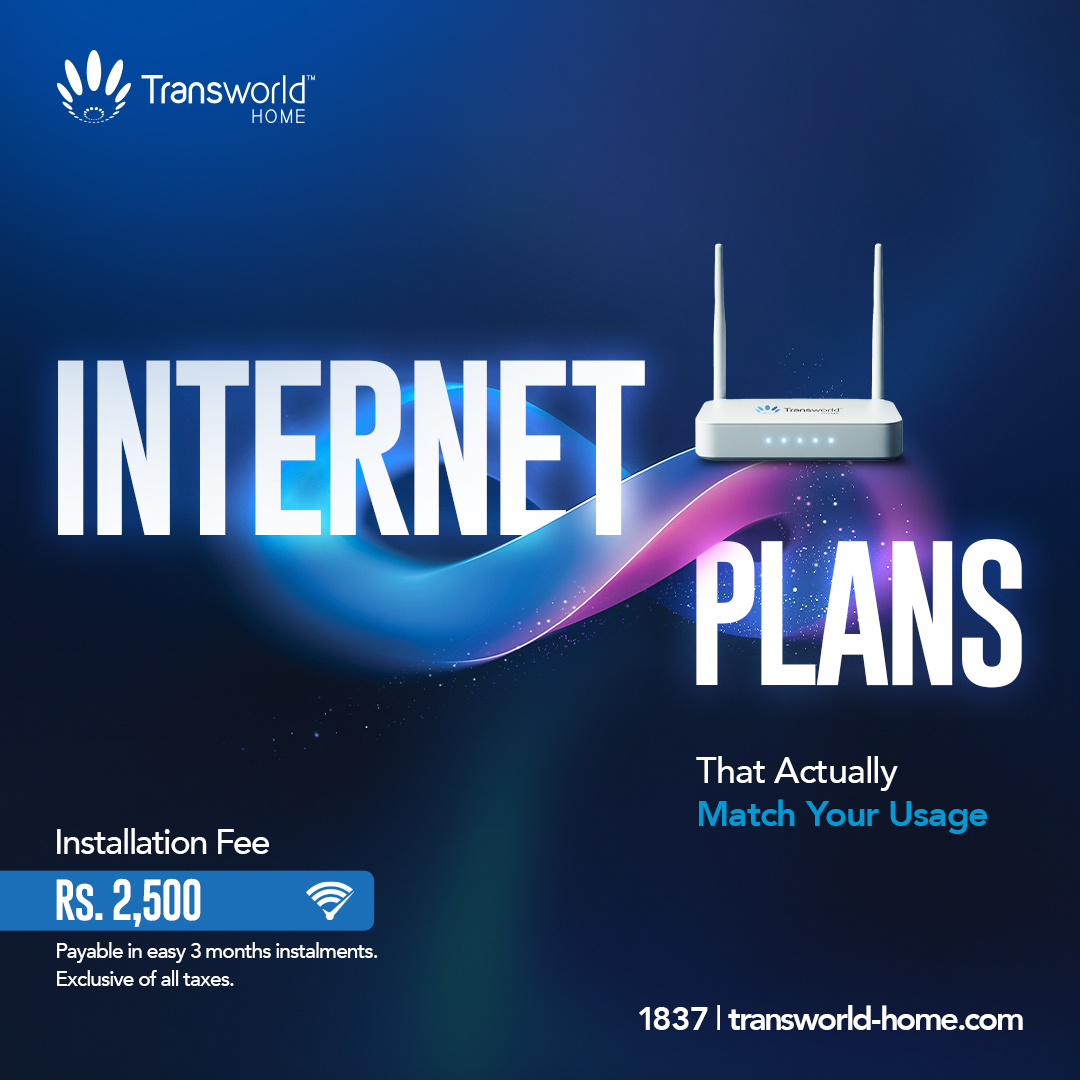 Transworld Home Facebook ad: Get the internet experience you deserve-without a large…