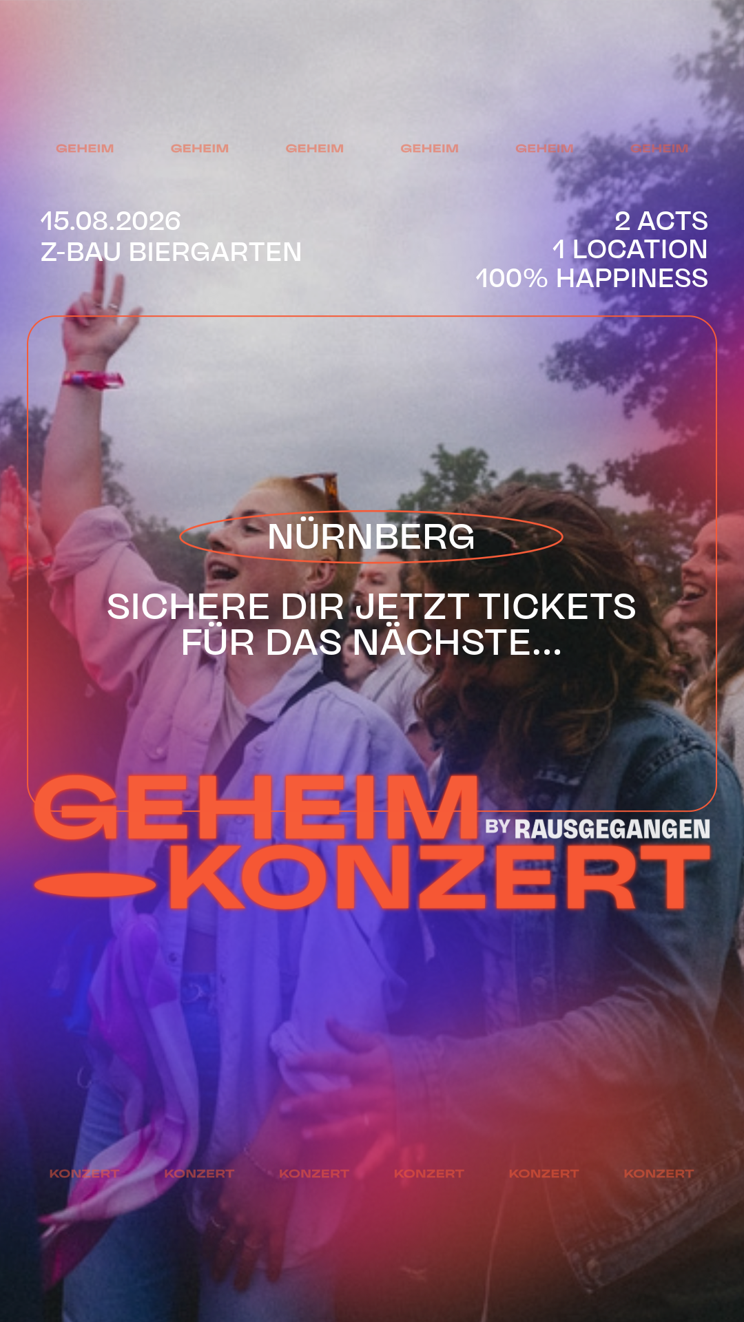 Geheimkonzerte Facebook ad