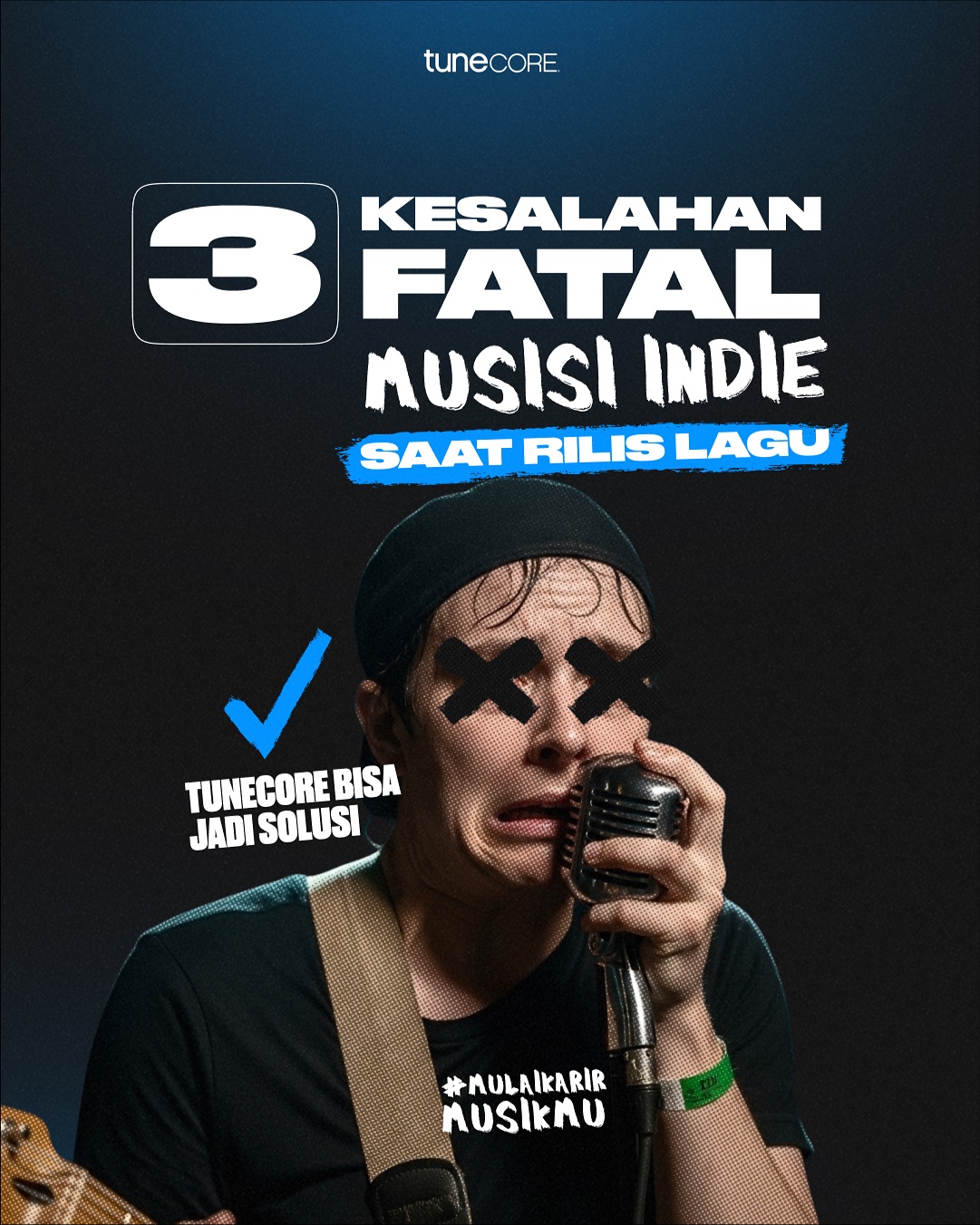 TuneCore Indonesia Facebook ad: Banyak musisi indie gagal saat rilis lagu, bukan…